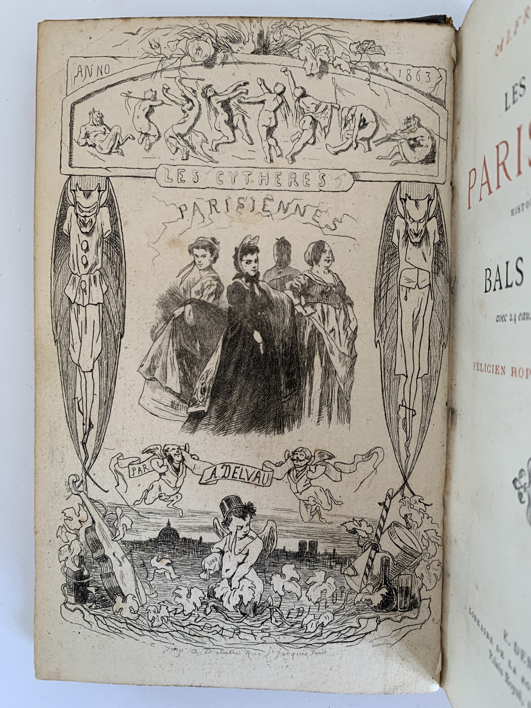 Les cythères parisiennes. Histoire anecdotiques des bals de Paris
