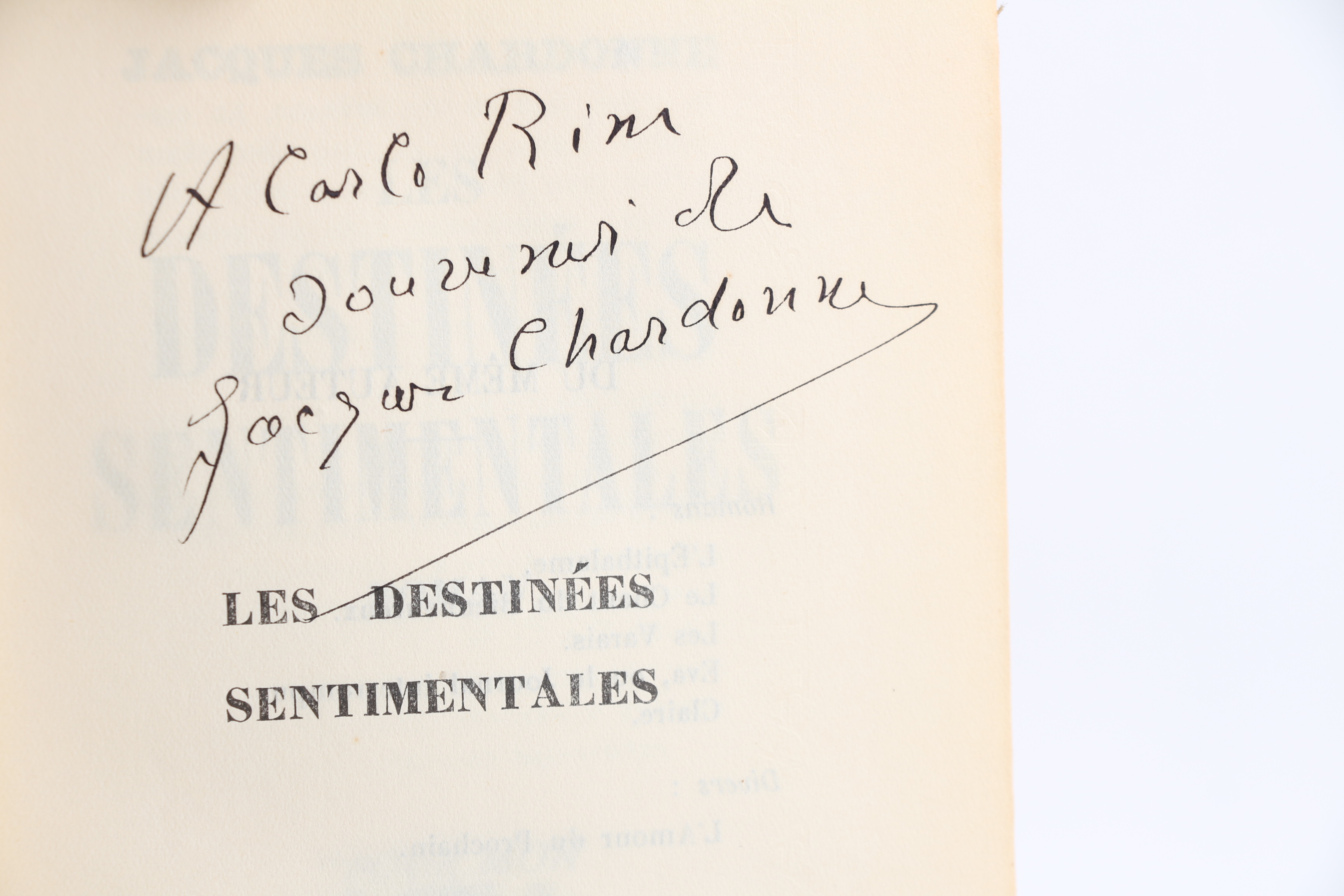 Les Destinées sentimentales