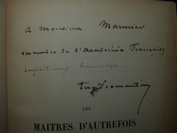 Les maîtres d'autrefois