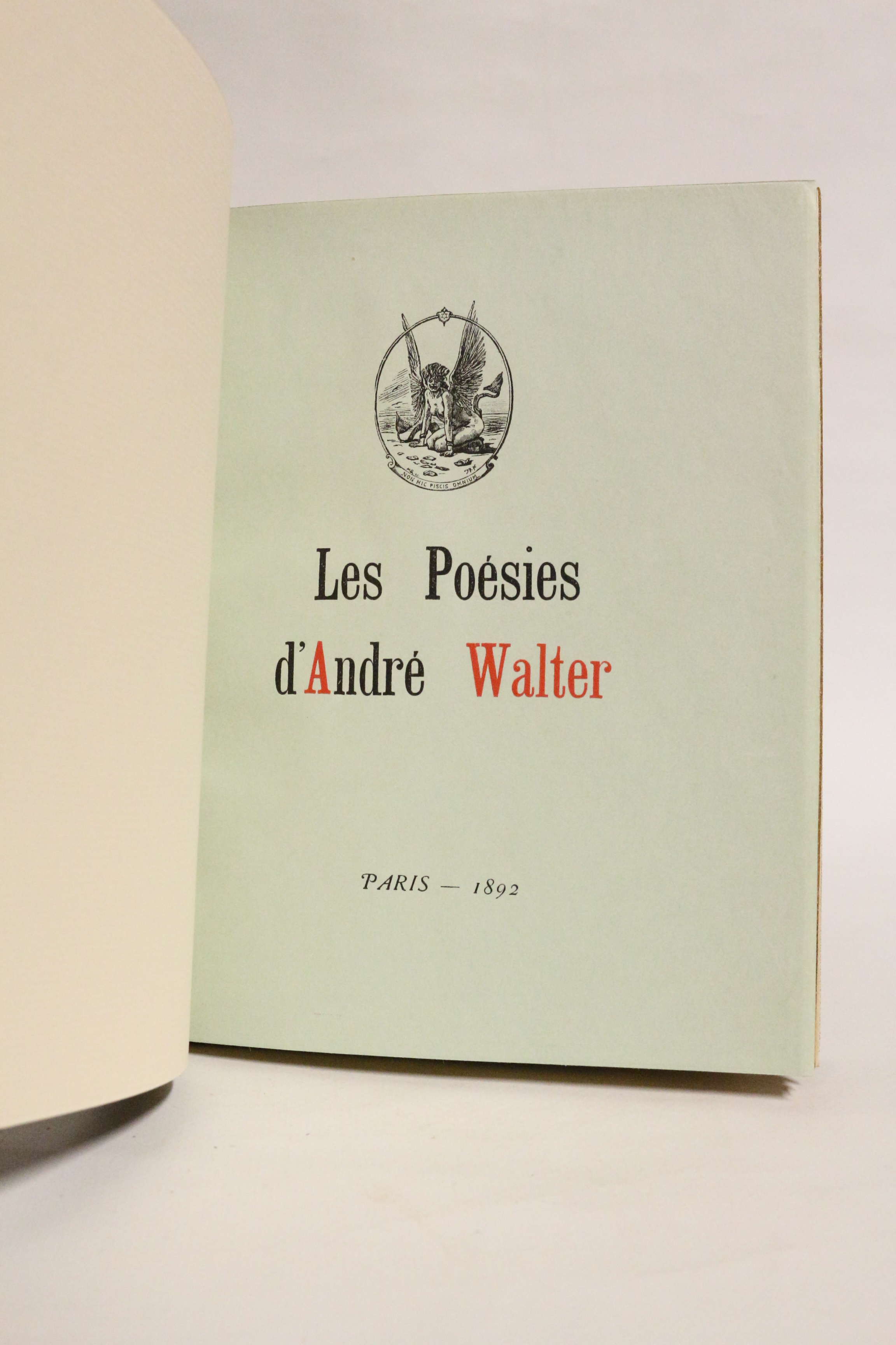 Les poésies d'André Walter