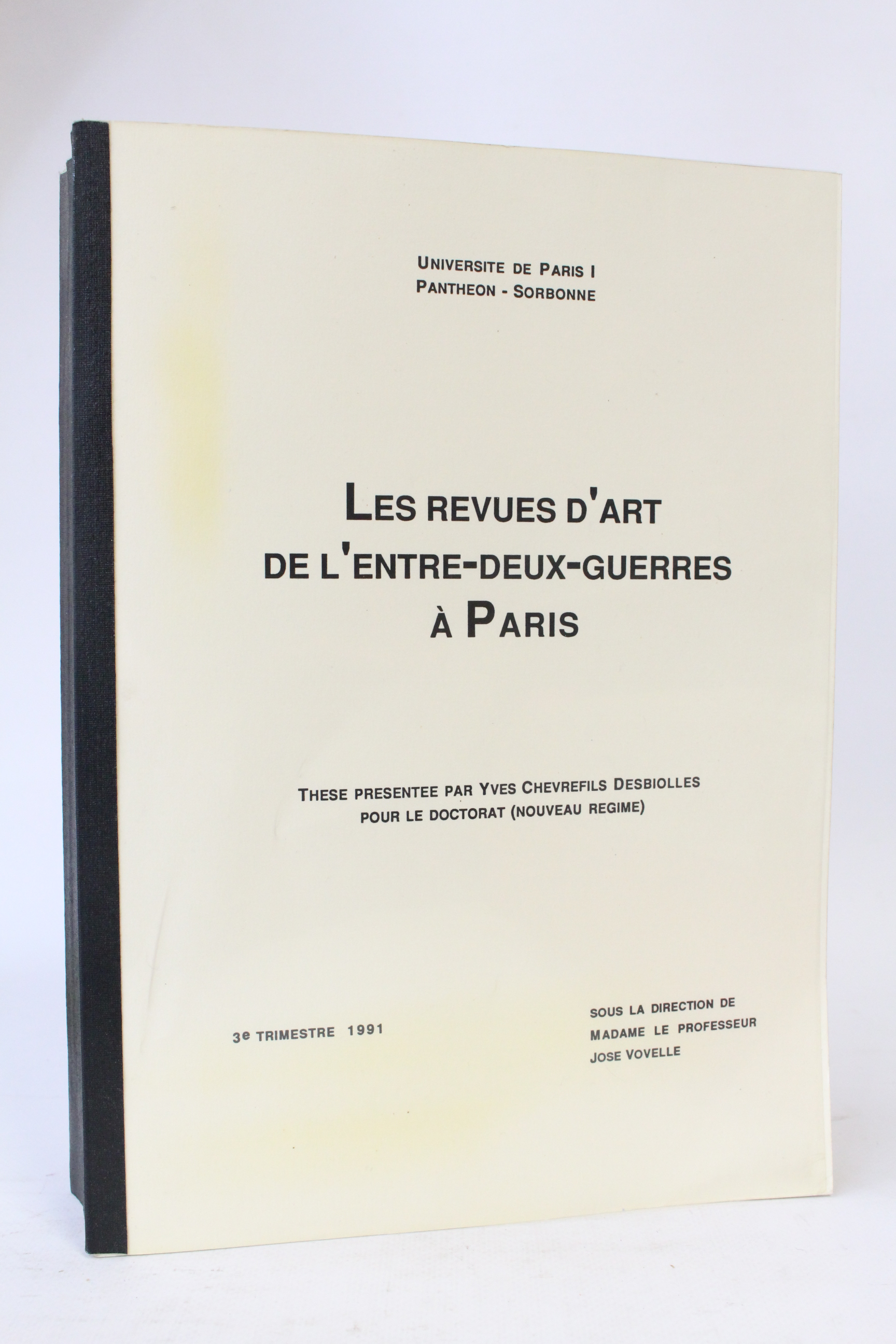 Les revues d'art de l'entre-deux guerres à Paris
