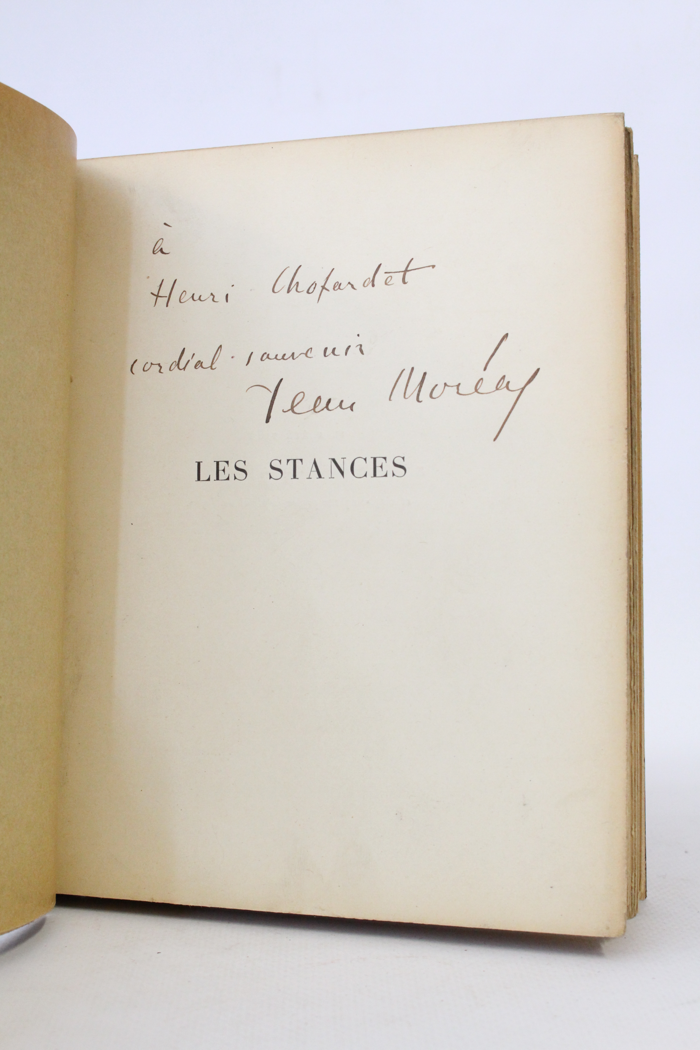 Les stances. IIIe, IVe, Ve et VIe livres