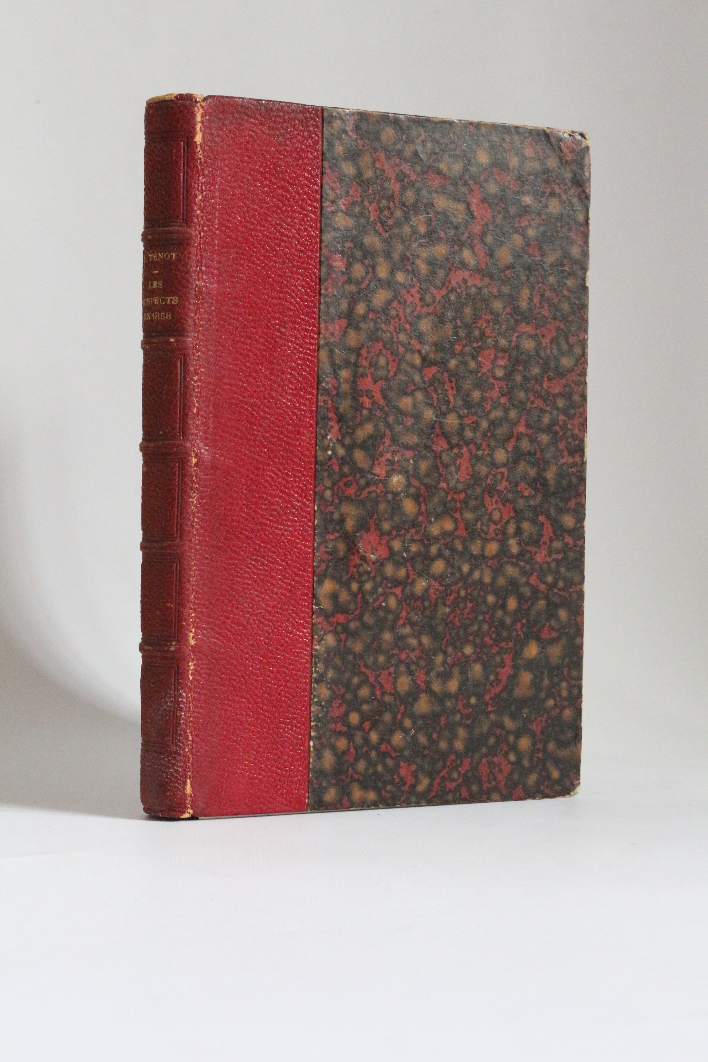 Les suspects en 1858. Etude historique sur l'application de la …