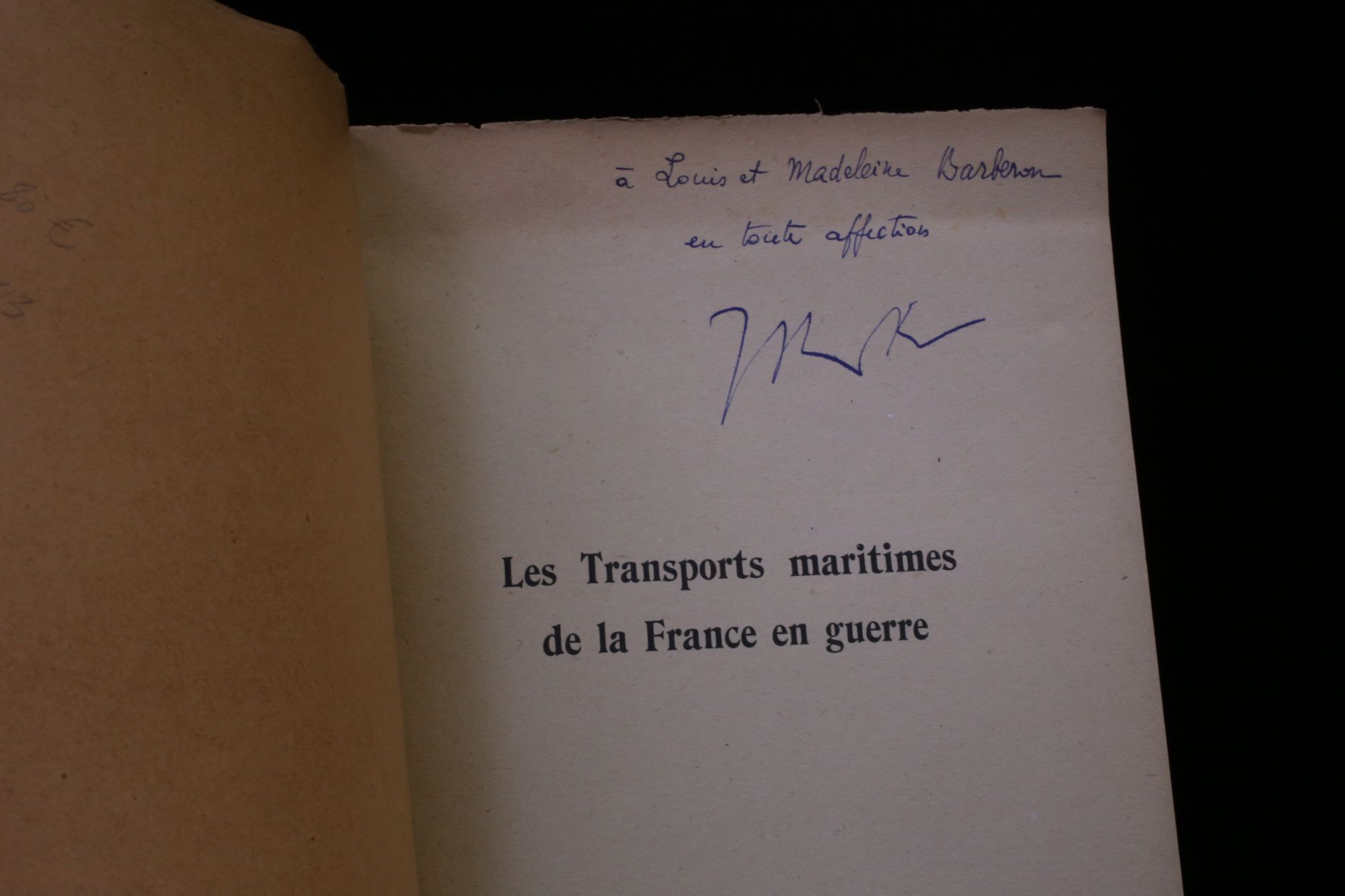 Les transports maritimes de la France en guerre (Septembre 1939- …