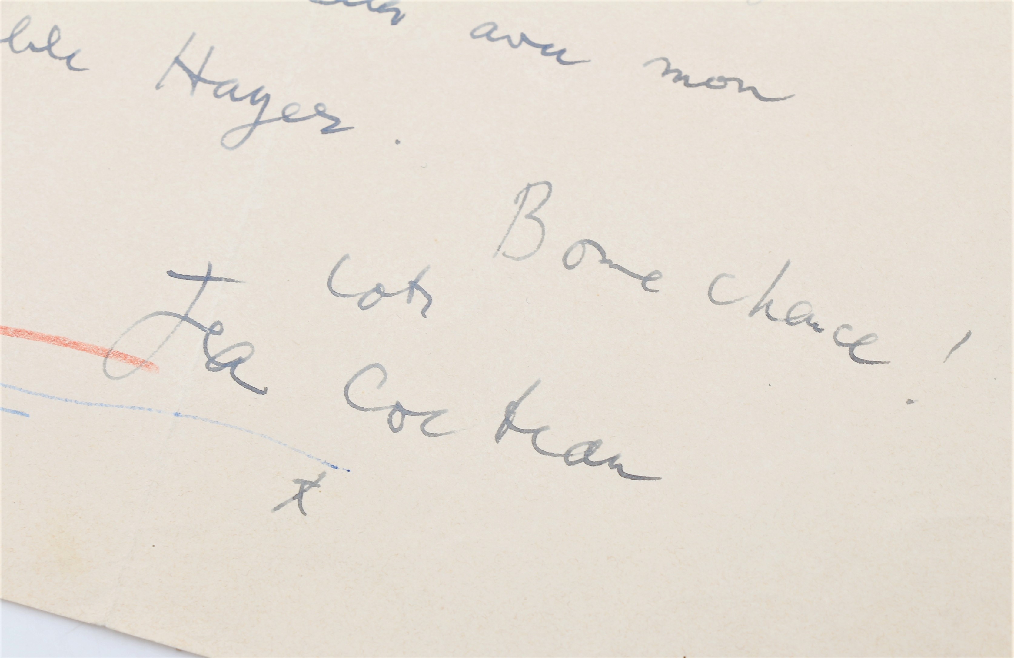 Lettre autographe signée adressée à Carlo Rim à propos du …