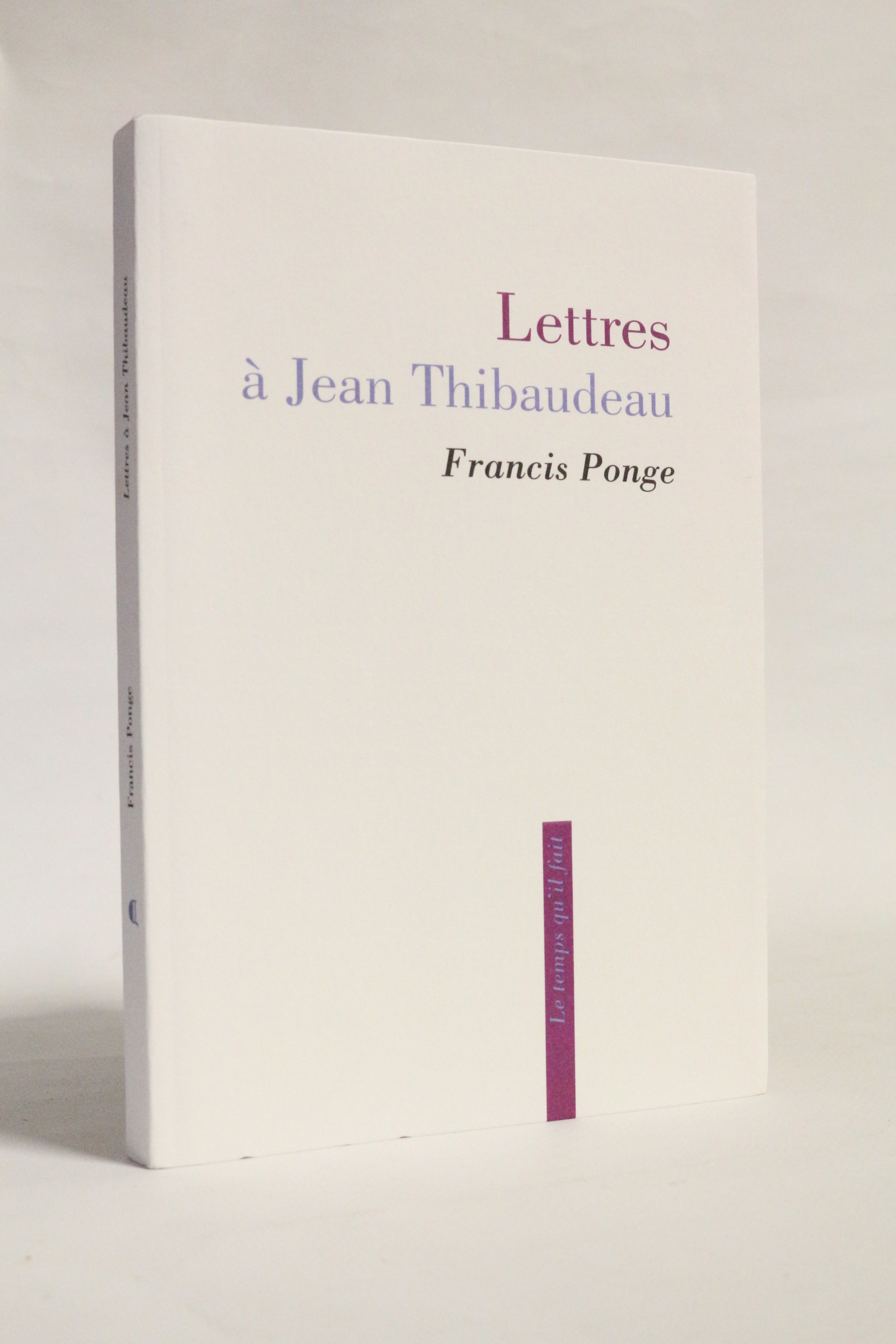 Lettres à Jean Thibaudeau