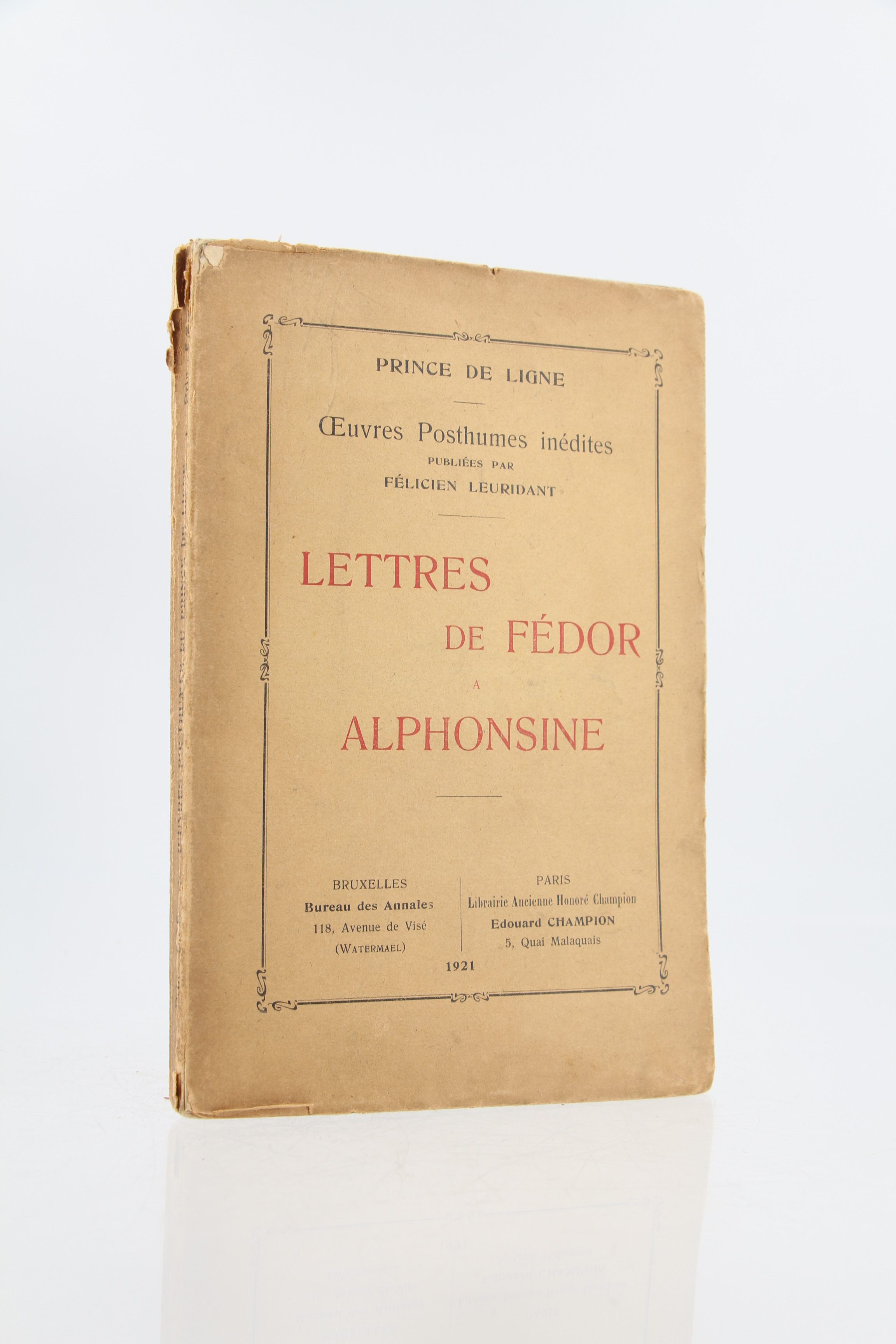 Lettres de Fédor à Alphonsine