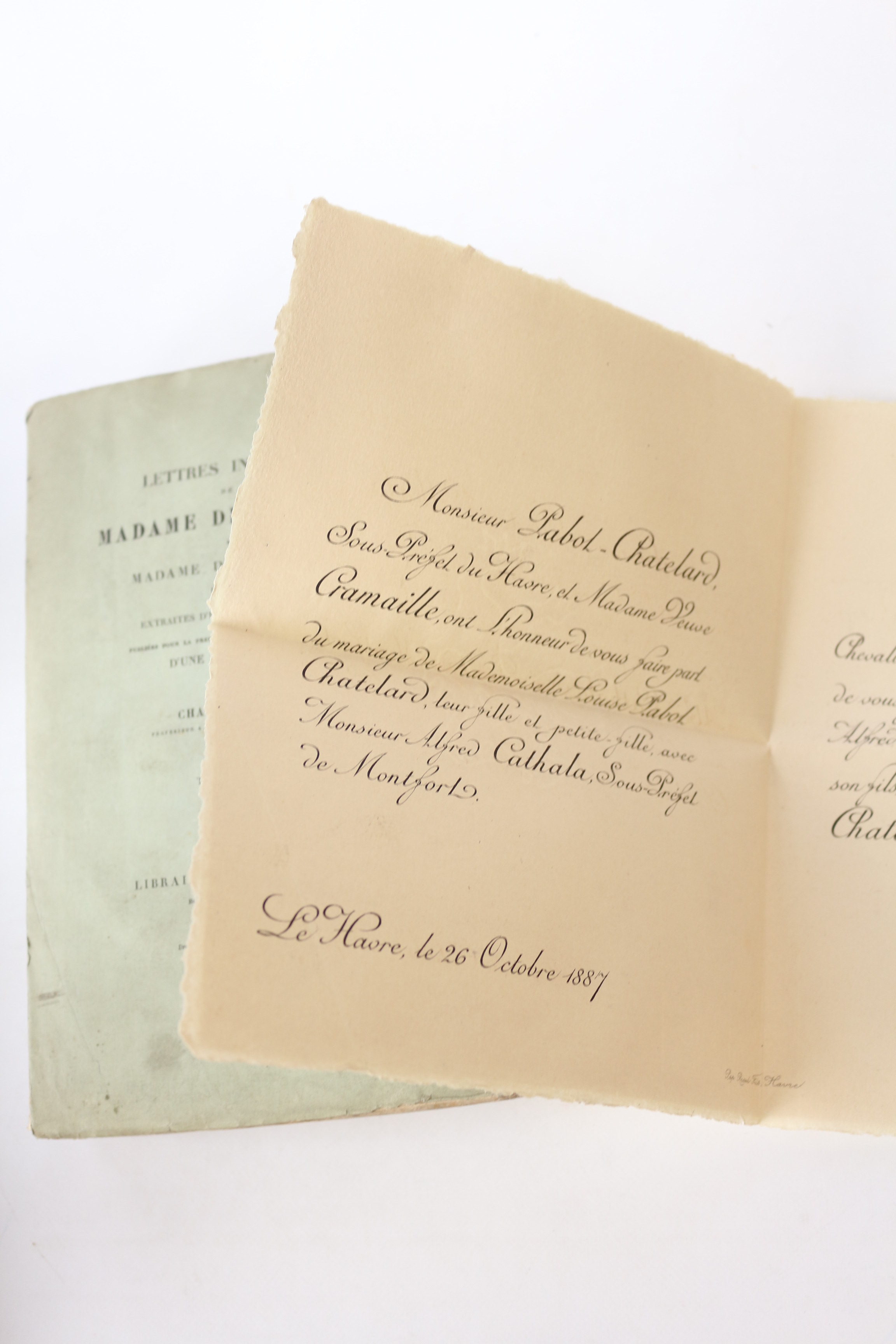 Lettres inédites à madame de Grignan