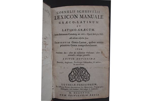 Lexicon Manuale graeco - latinum et latino - graecum