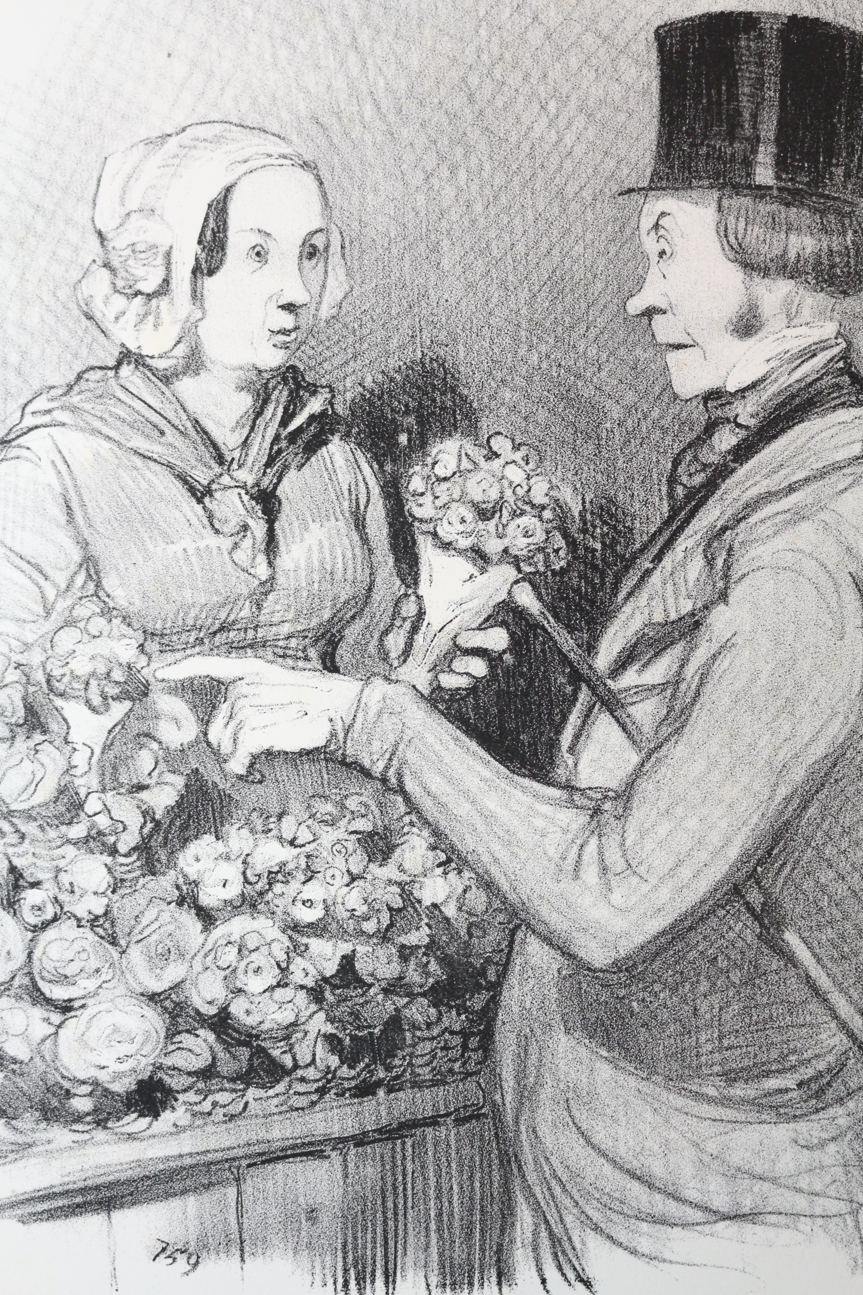 Lithographie originale en noir et blanc - Les Beaux Jours …