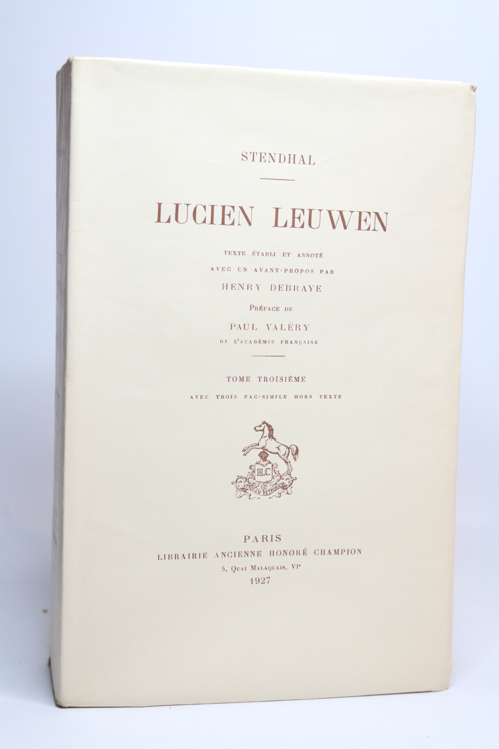 Lucien Leuwen (tome 3 seul)