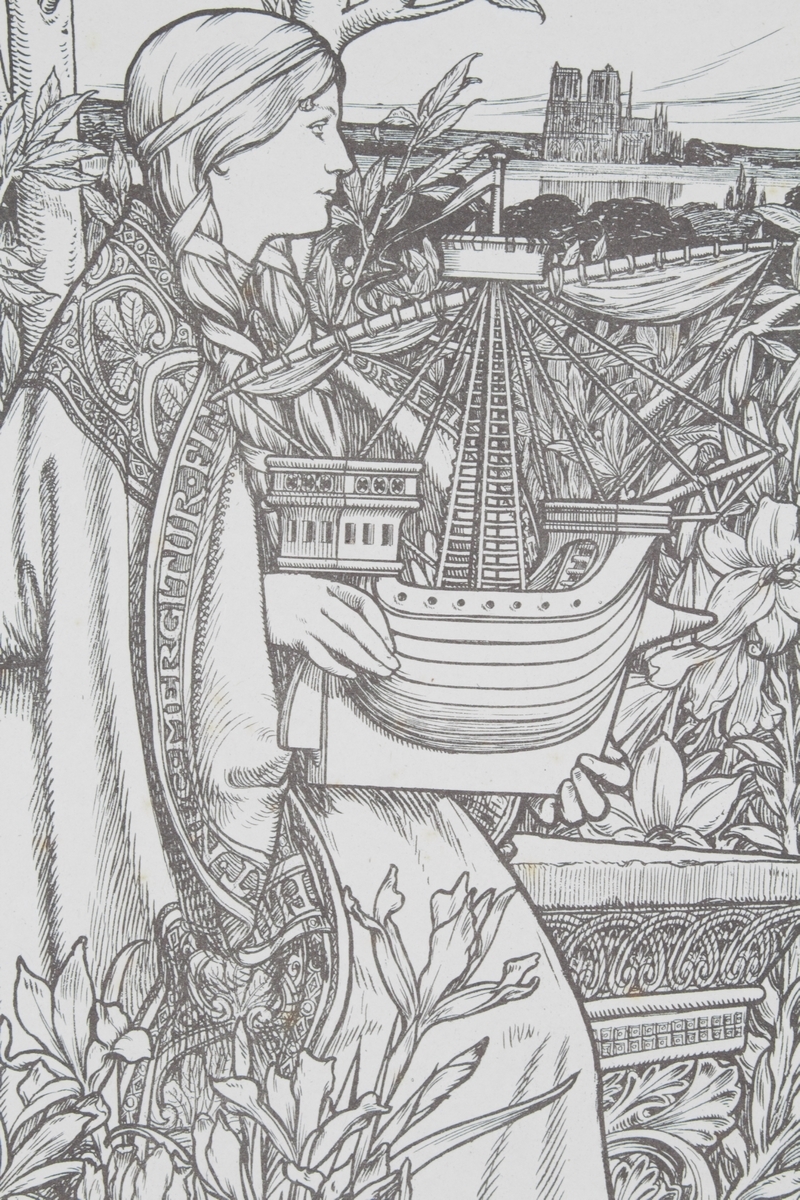 Lutèce - Lithographie originale sur Chine - L'Estampe Moderne