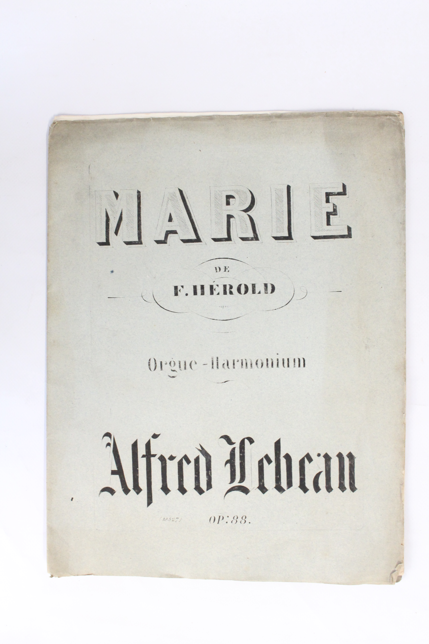 Marie, fantaisie pour orgue-harmonium