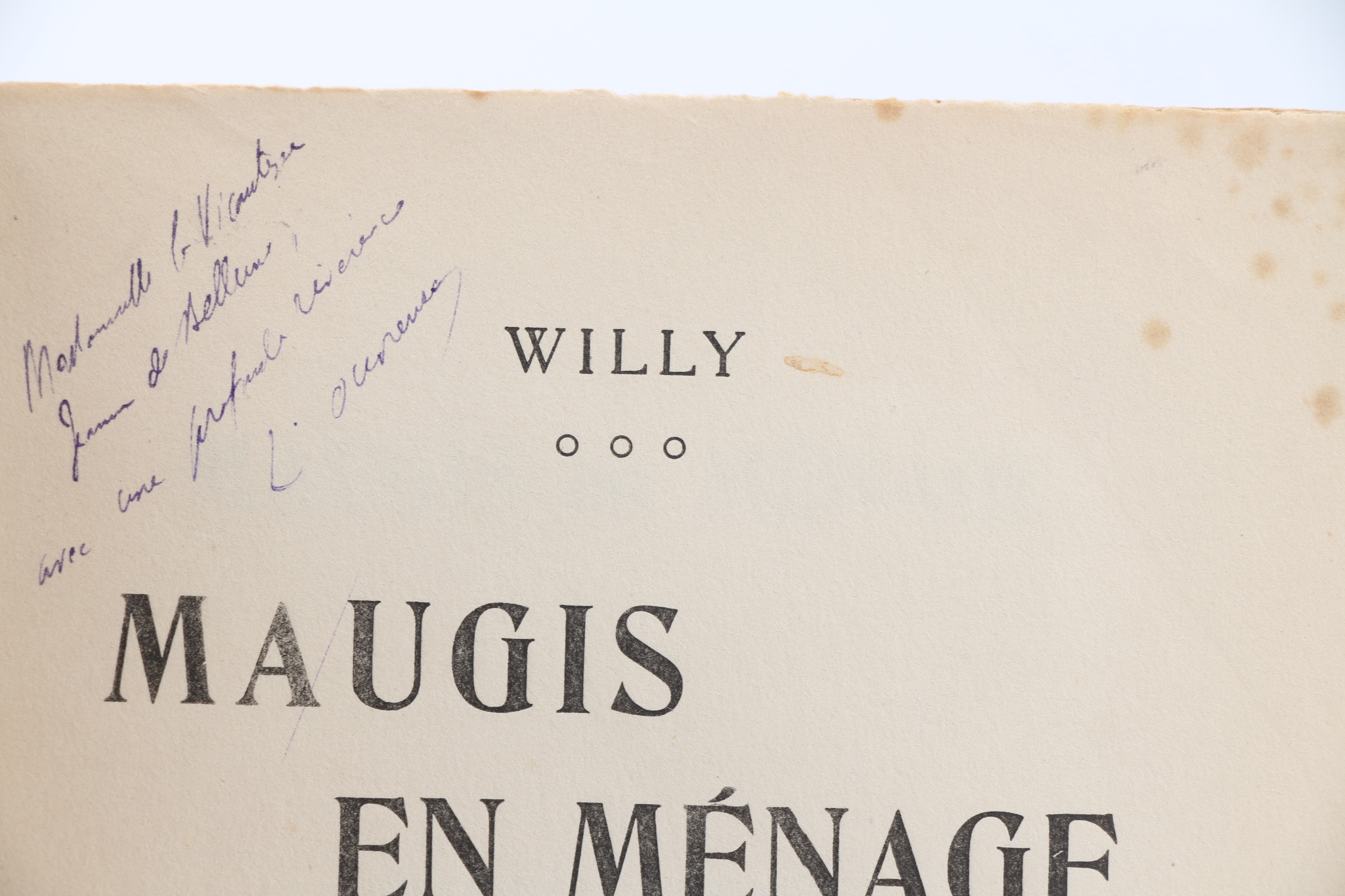 Maugis en Ménage