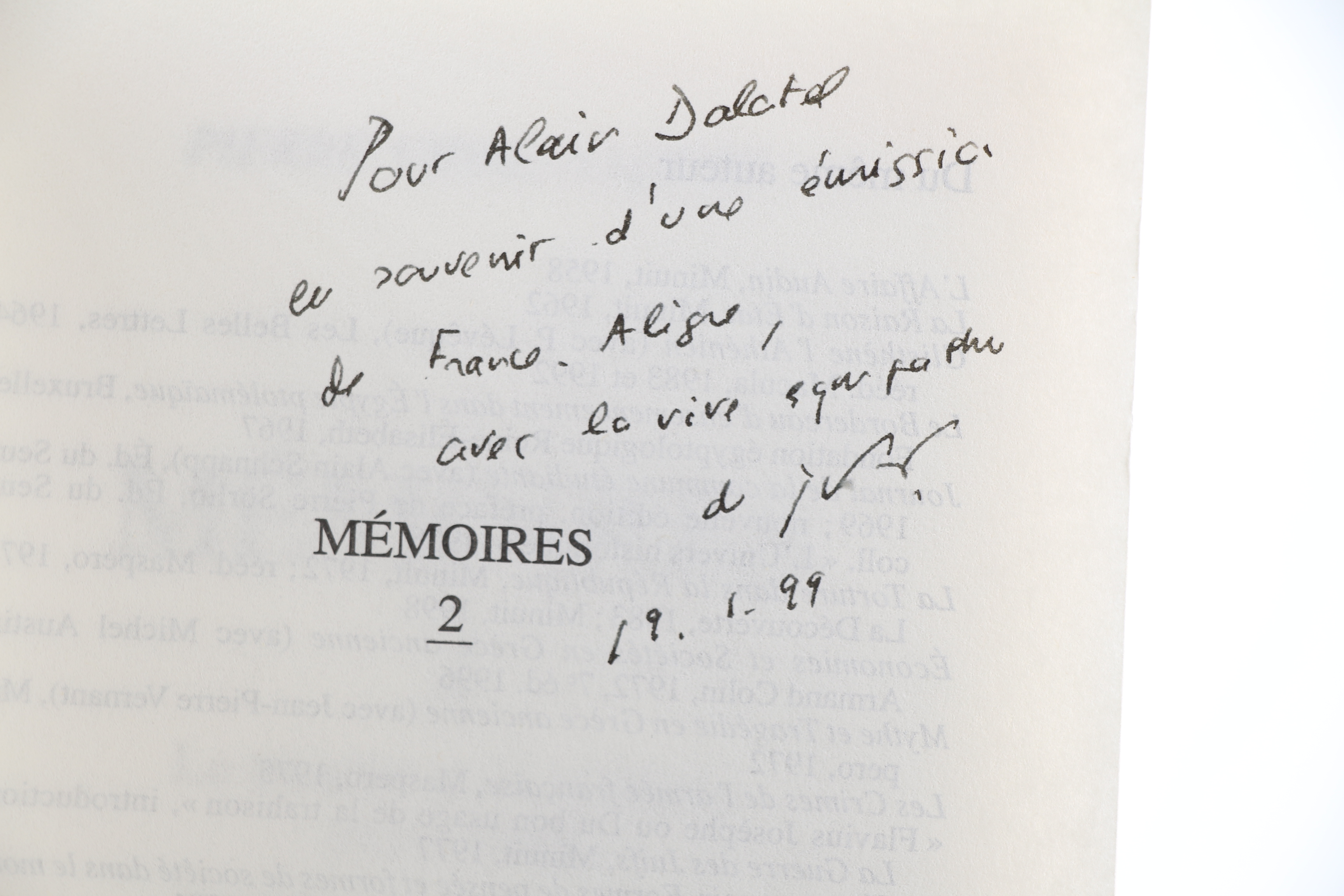 Mémoires Tome II. Le Trouble et la Lumière 1955-1998