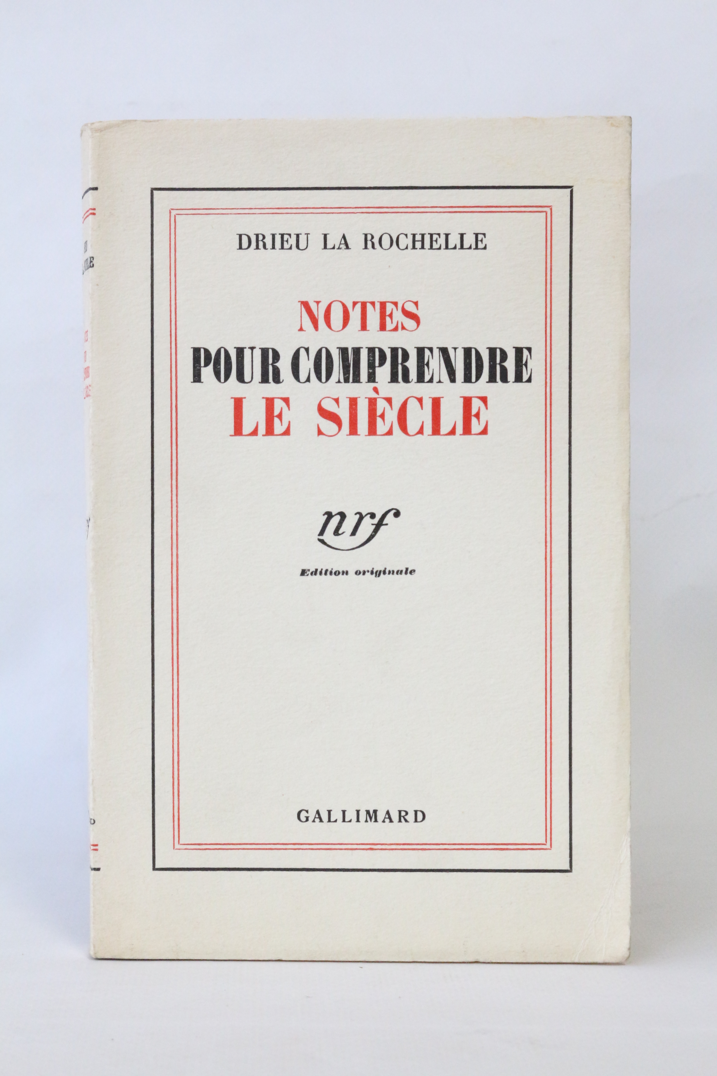 Notes pour comprendre le siècle