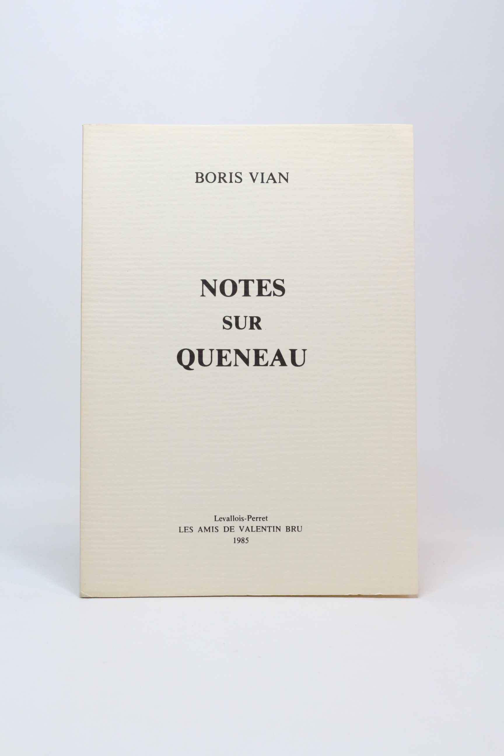 Notes sur Queneau