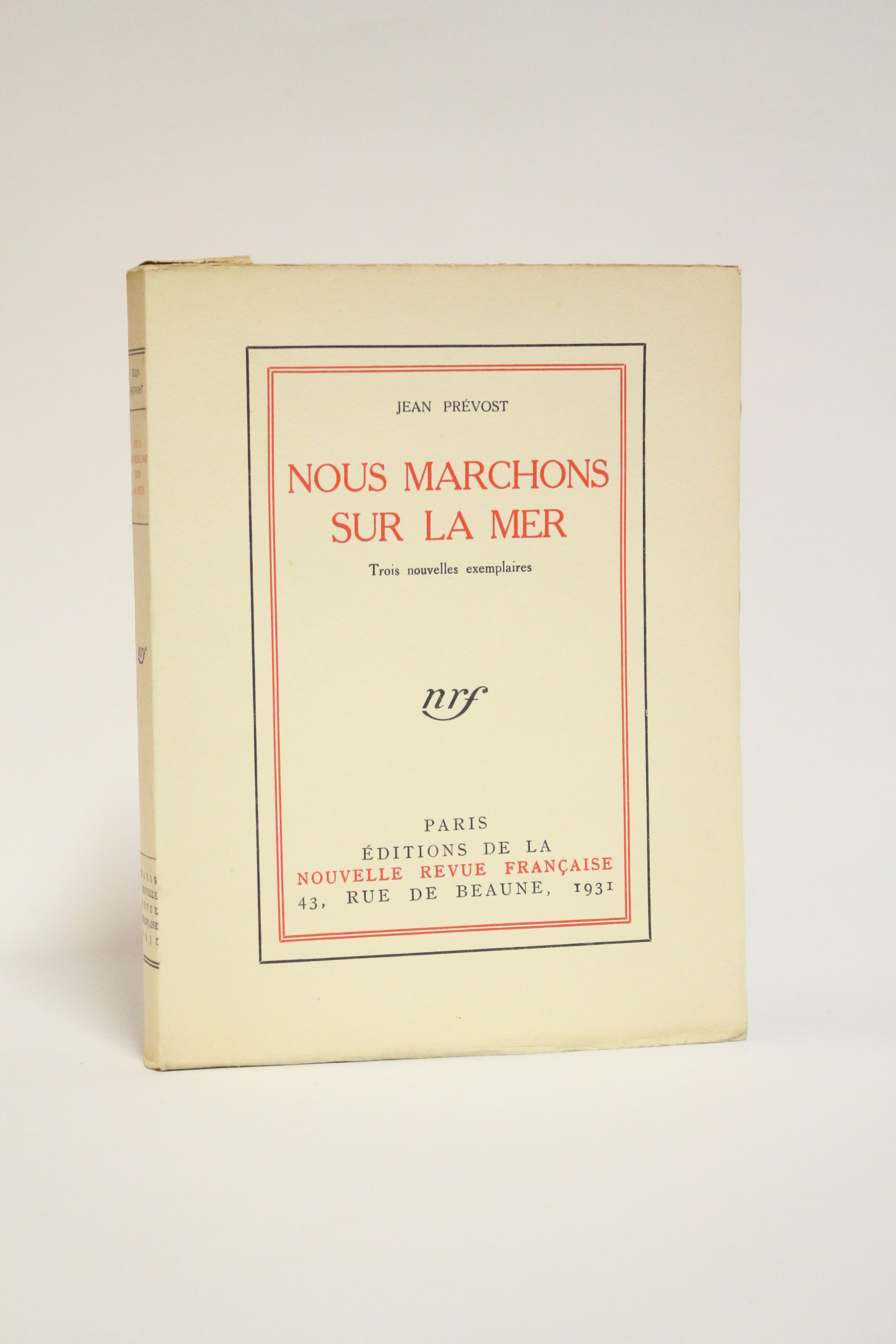 Nous marchons sur la mer