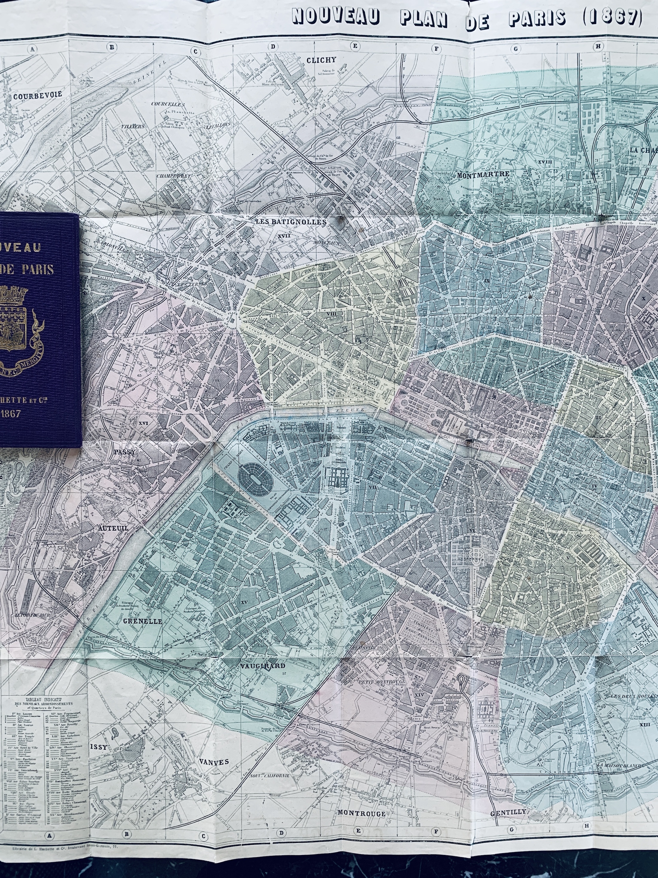 Nouveau plan de Paris