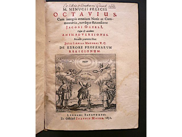 Octavius, Cum integris omnium Notis ac Commentariis, novâque Recensione Jacobi …