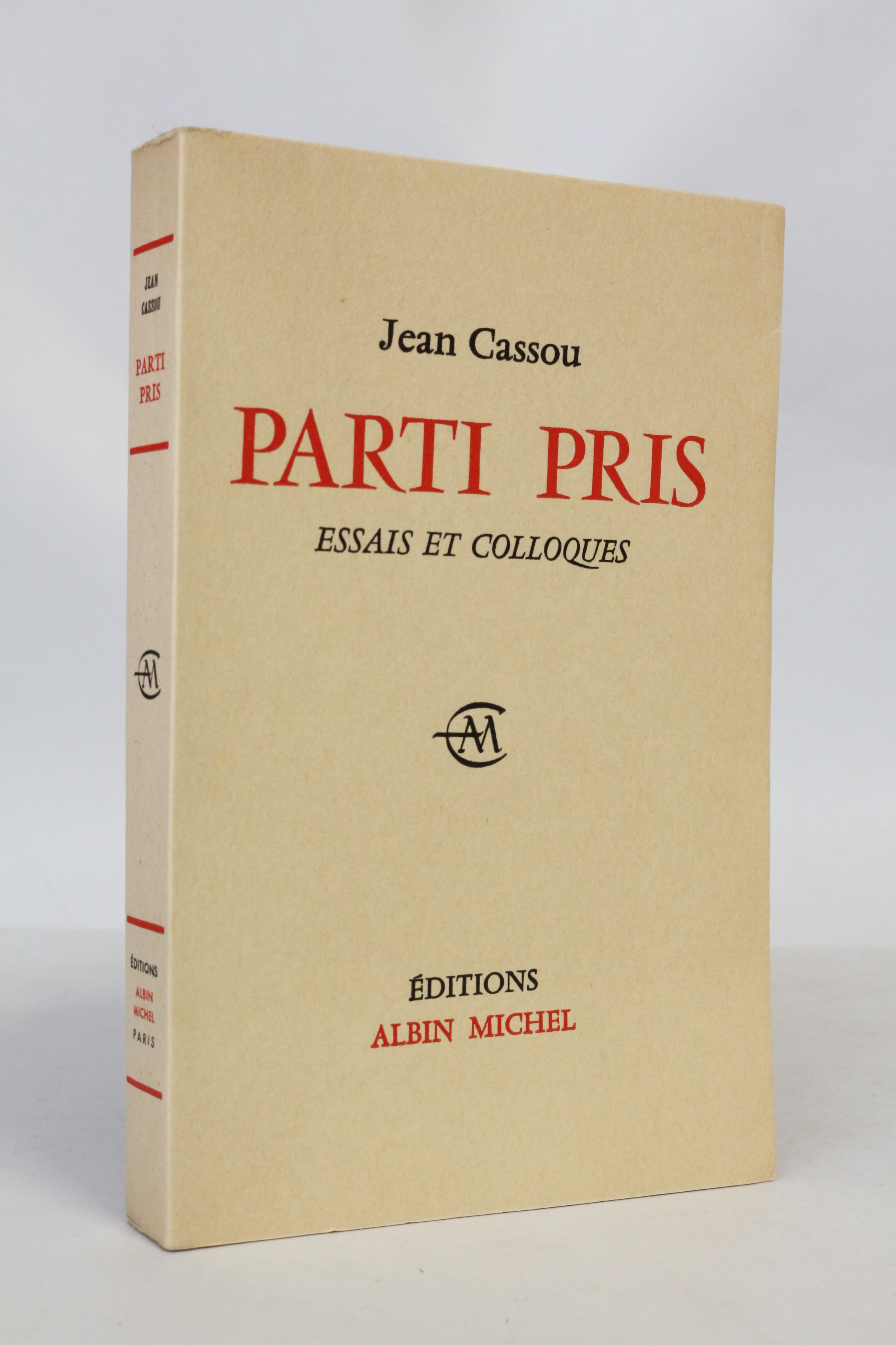 Parti pris, essais et colloques