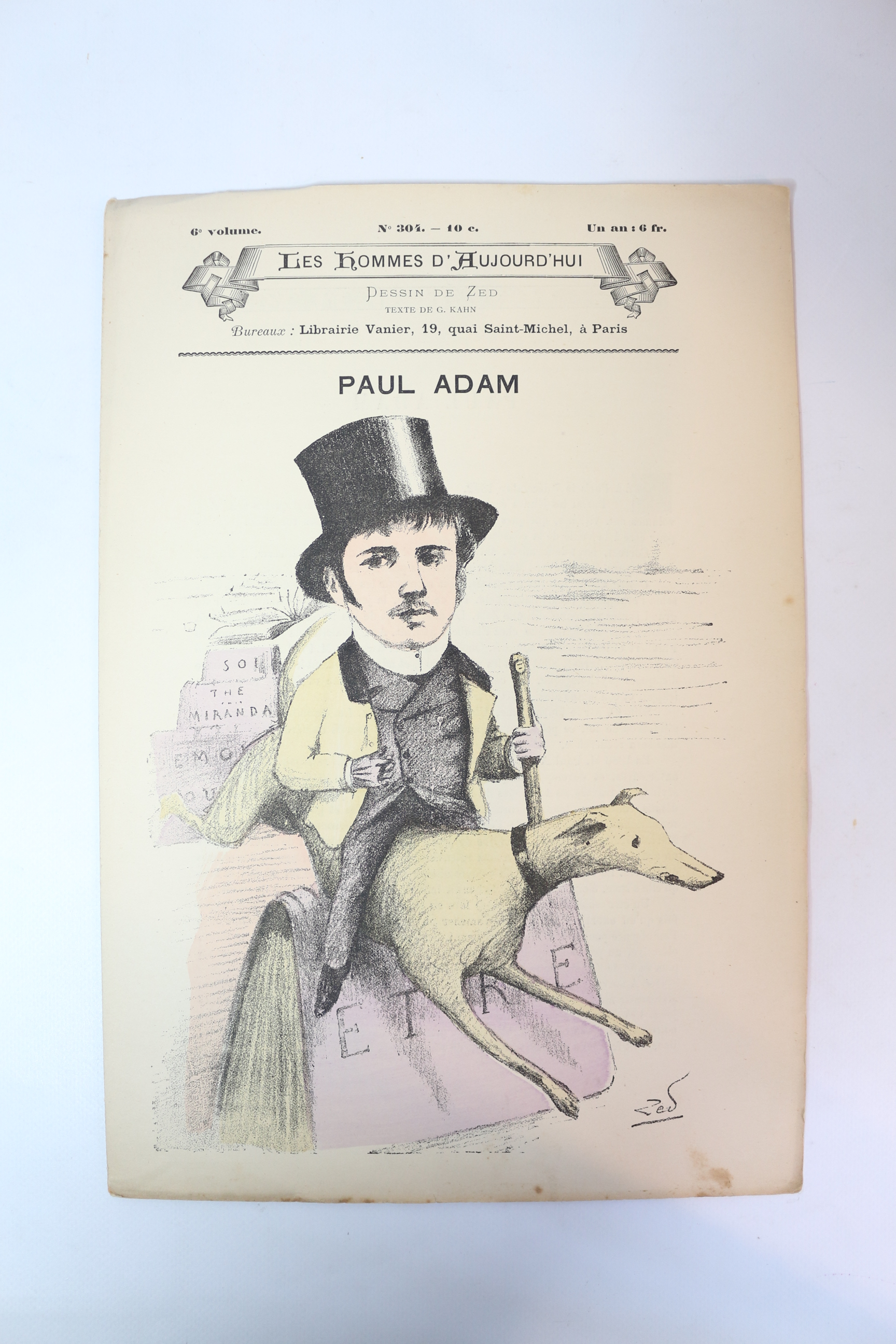 "Paul Adam" - In Les Hommes d'aujourd'hui n°304