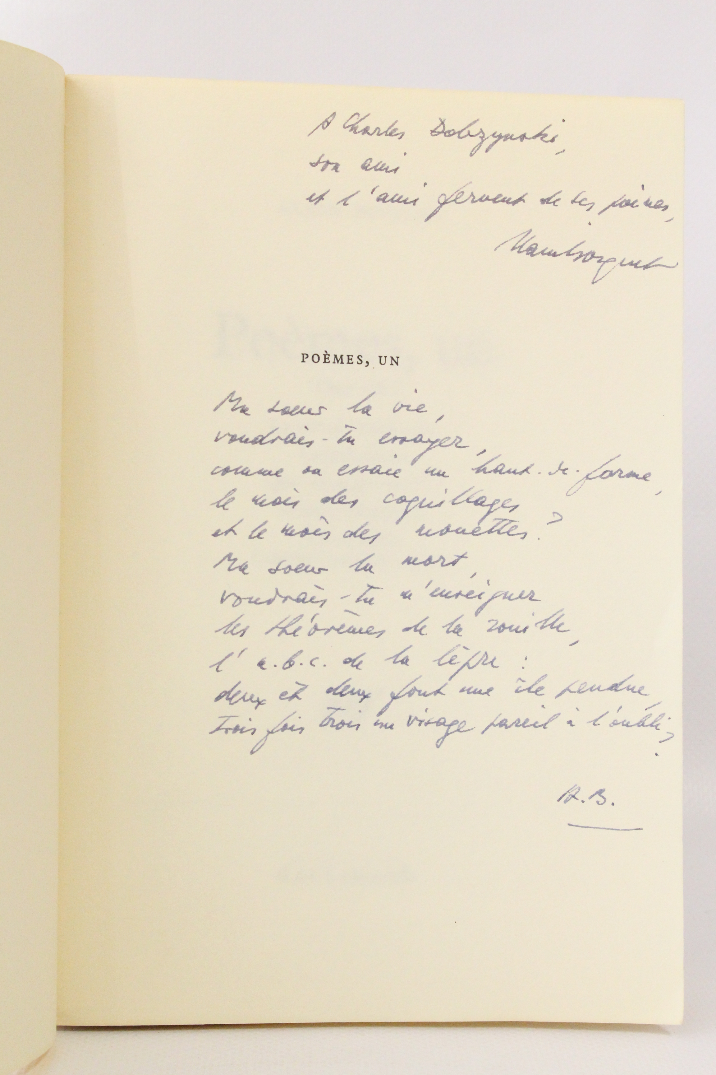 Poèmes, un (1945-1967)