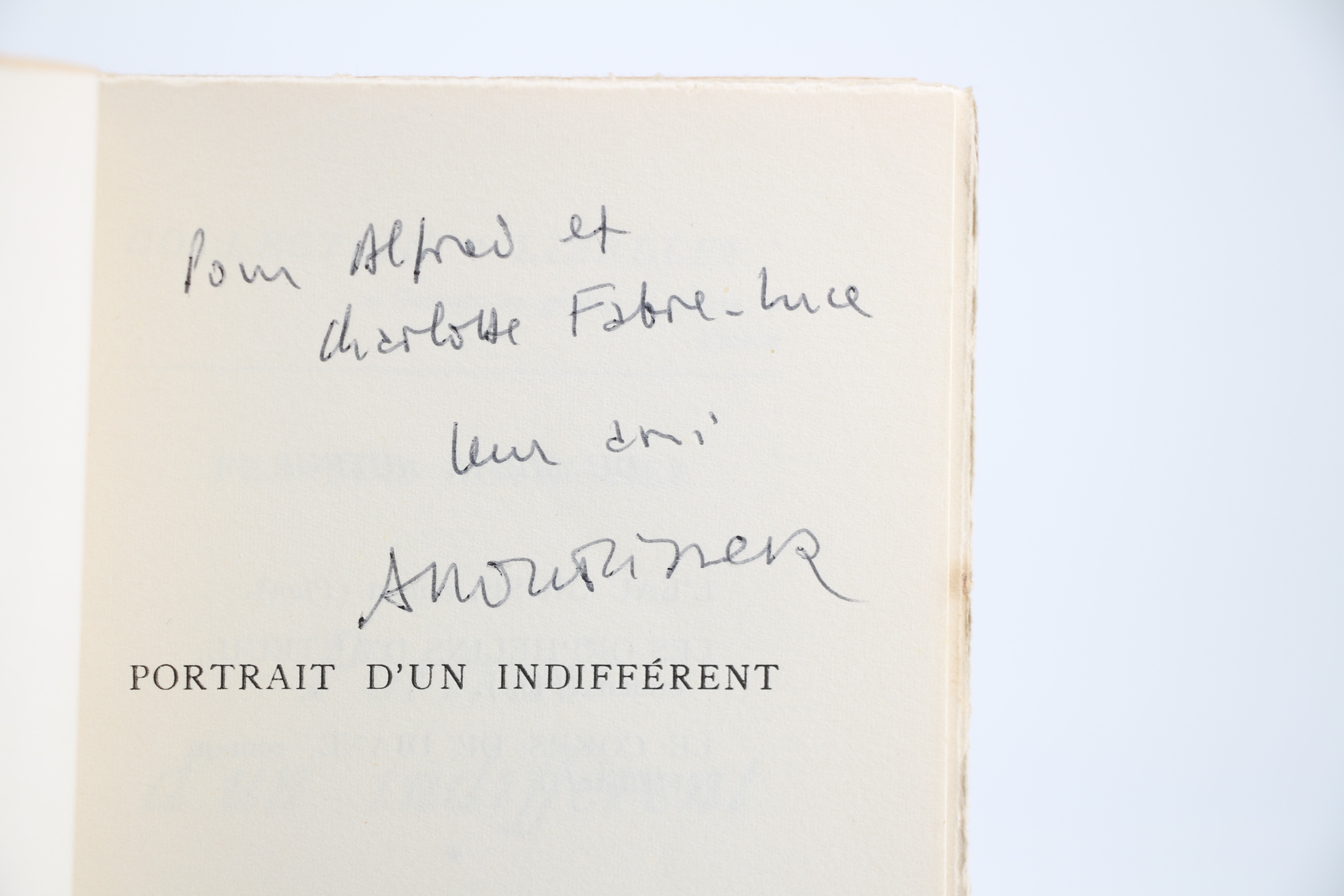 Portrait d'un Indifférent