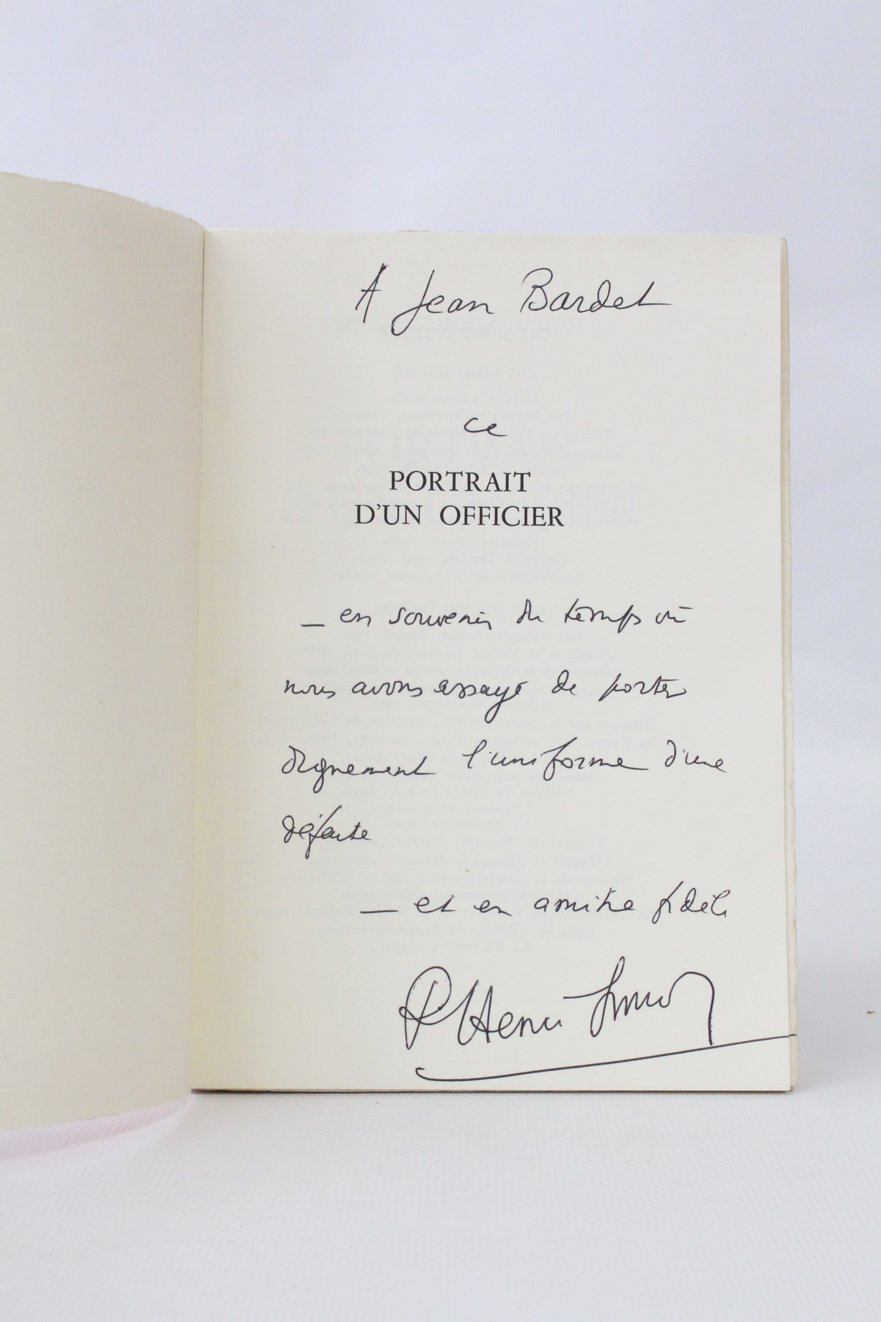 Portrait d'un officier