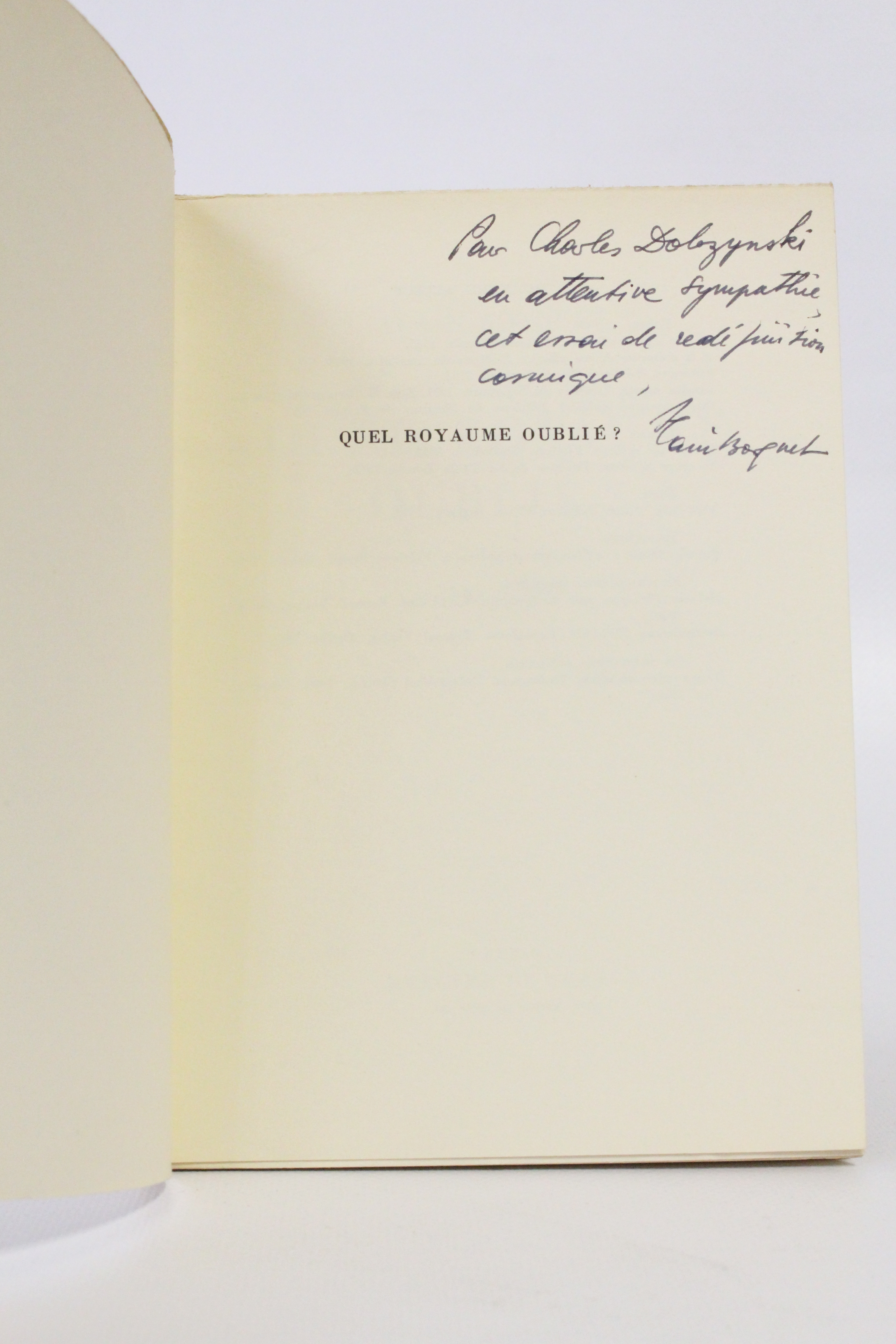 Quel royaume oublié ?