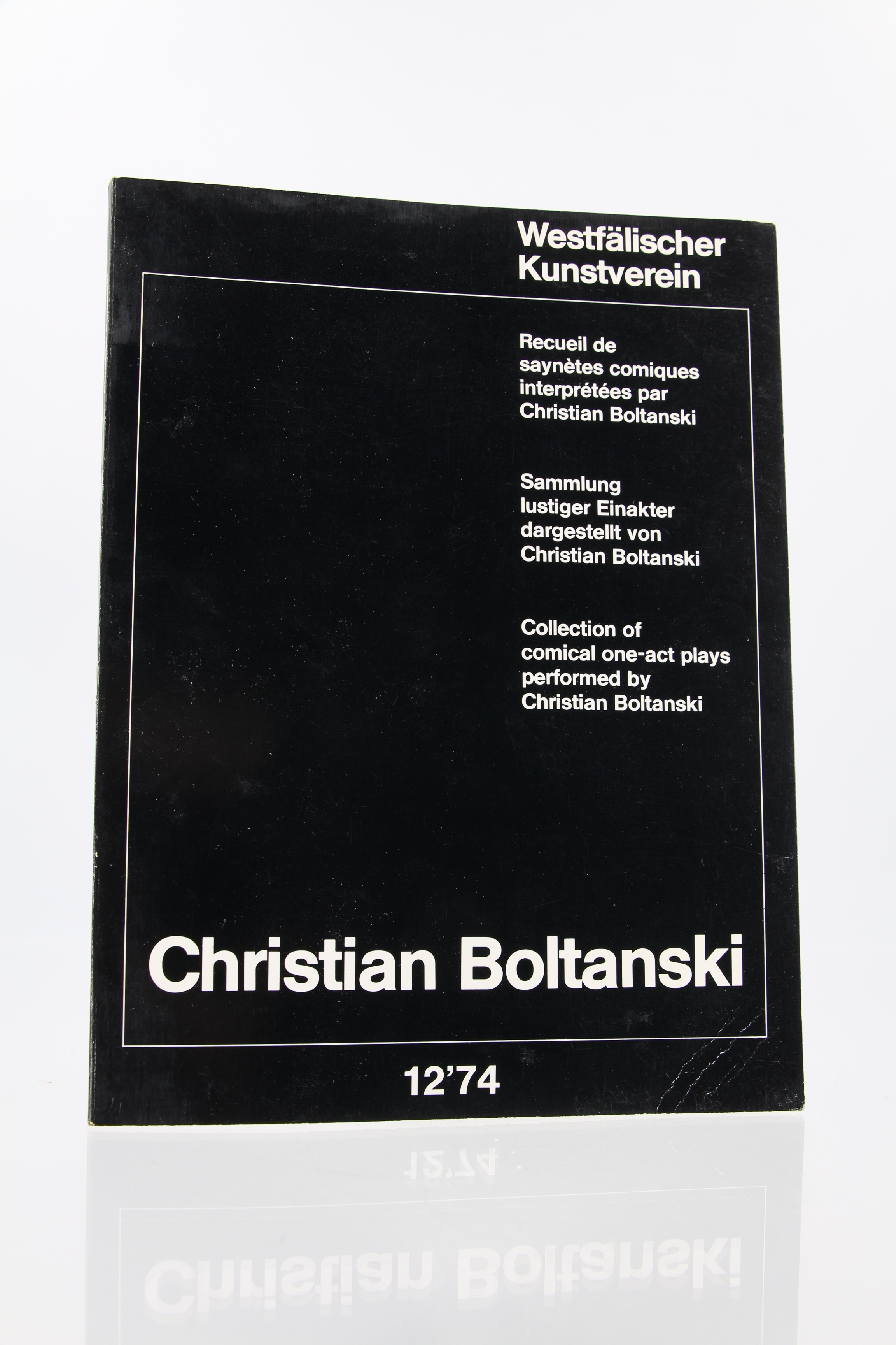 Recueil de Saynètes comiques interprétées par Christian Boltanski