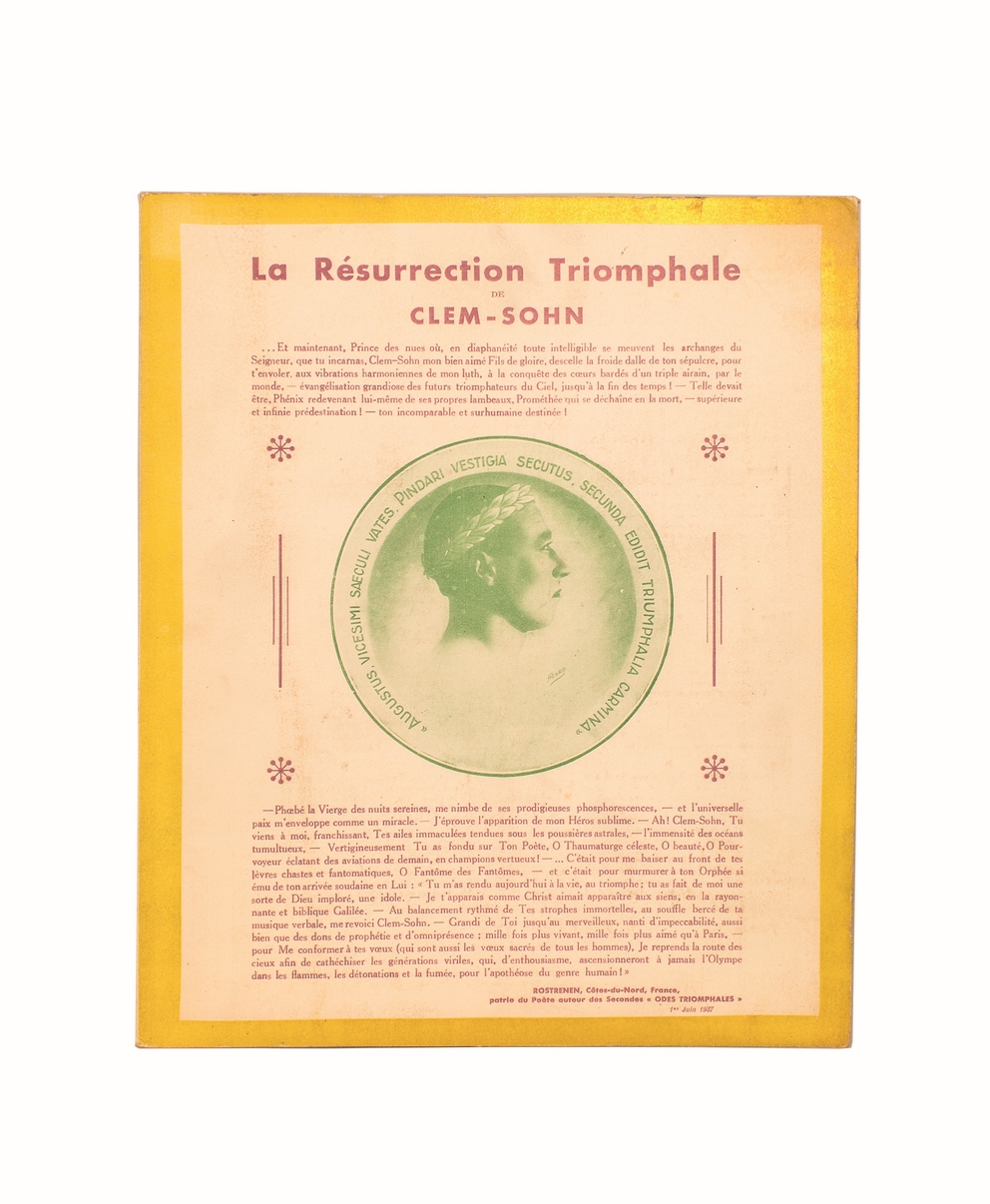 Requiem de Clem-Sohn. Signé Auguste Boncors. - La Résurrection triomphale …