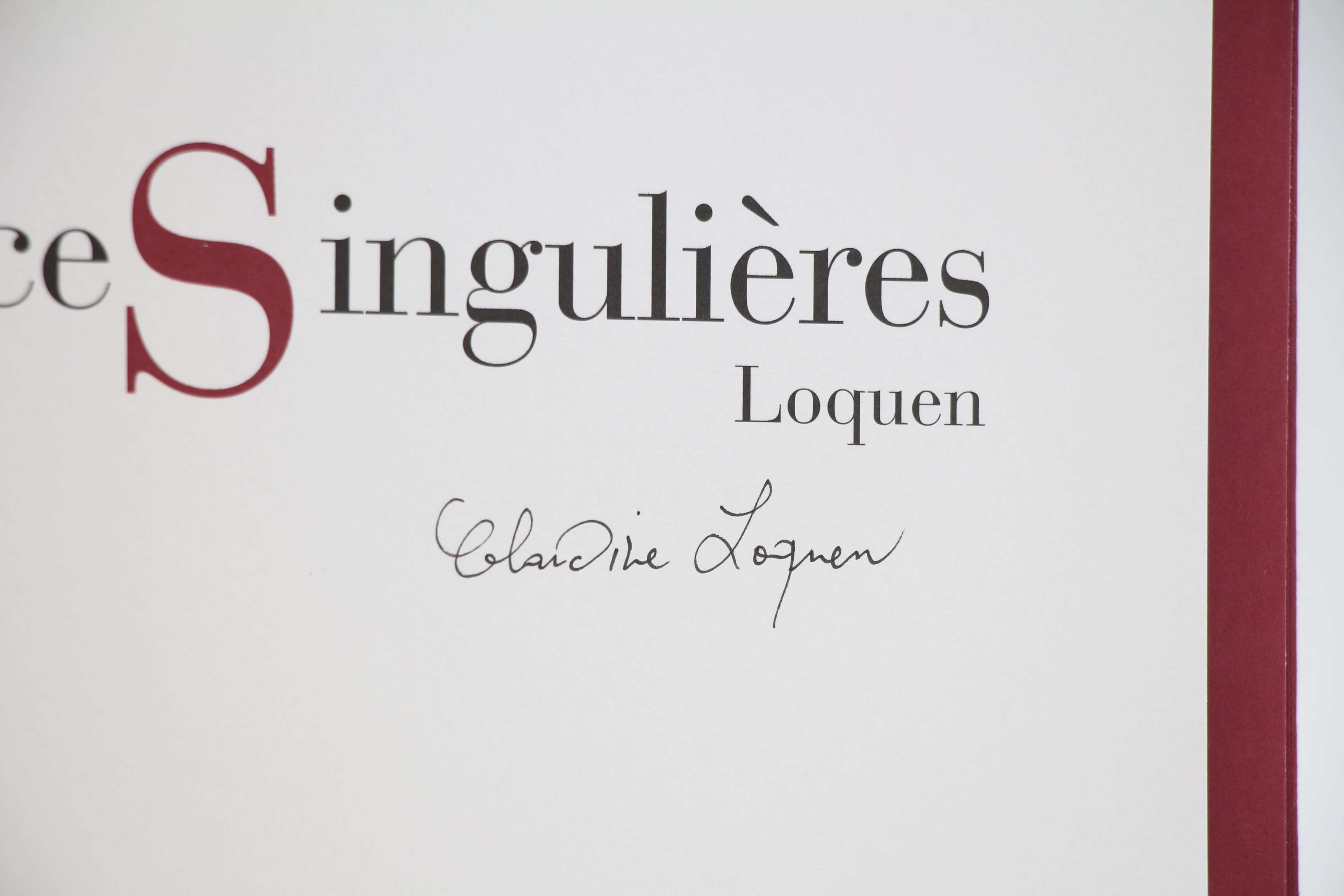 Résonances singulières