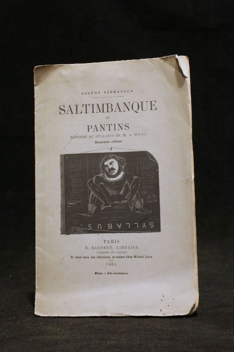 Saltimbanques et pantins, réponse au Syllabus de M. A. Weill