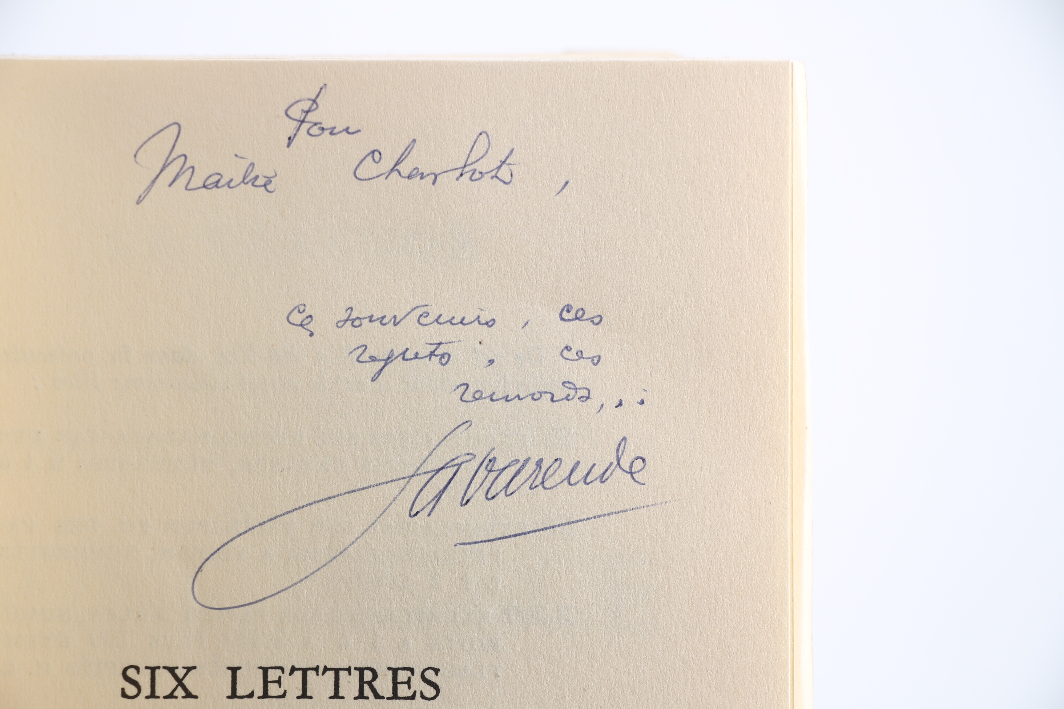 Six Lettres à un jeune Prince