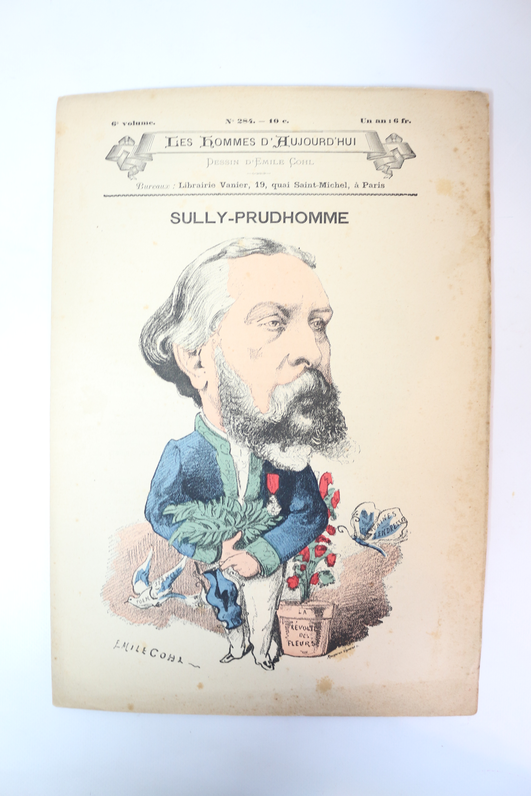 "Sully Prudhomme" - In Les Hommes d'aujourd'hui n°284