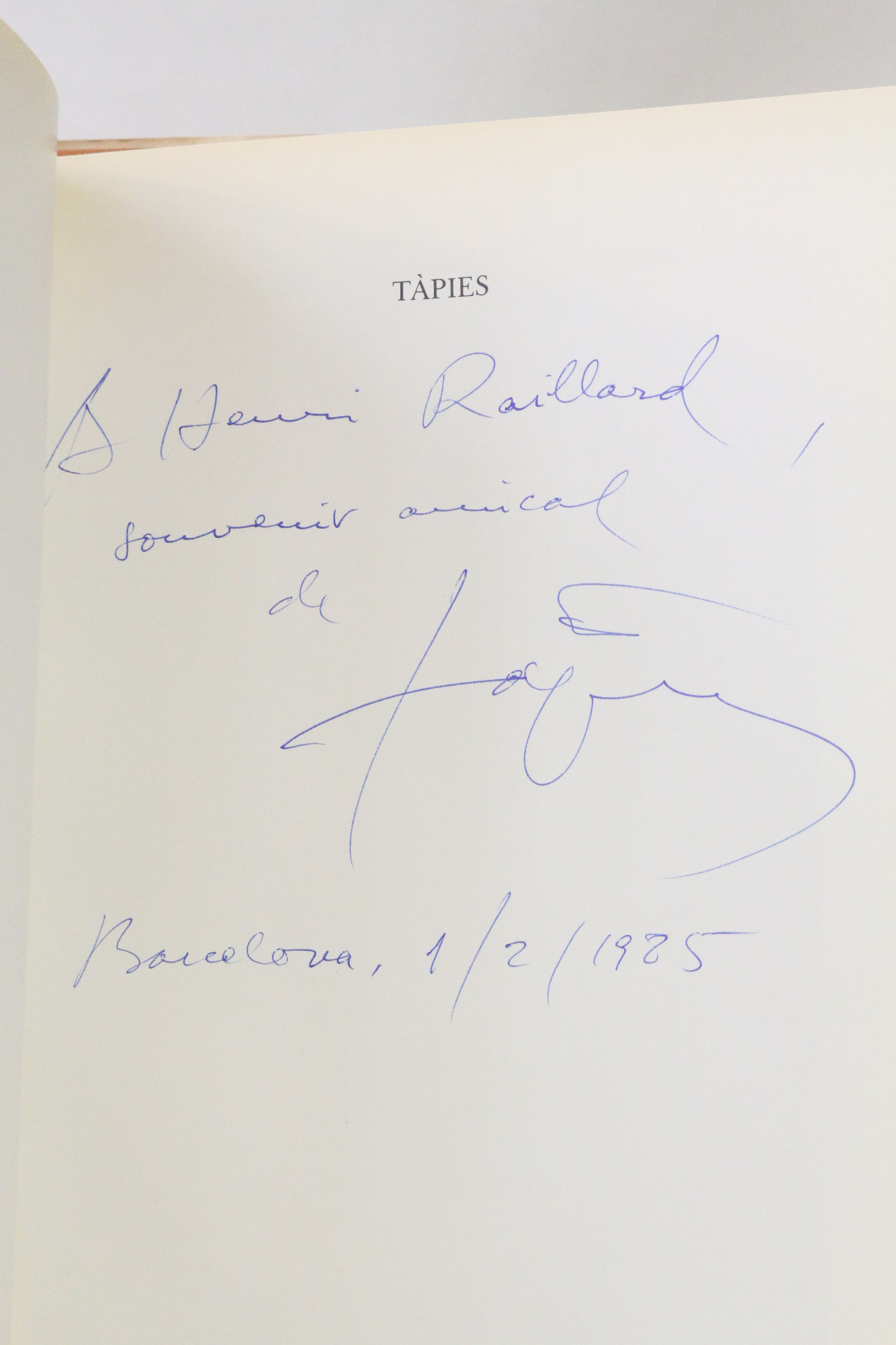 Tapies. Pinturas y dibujos 1984