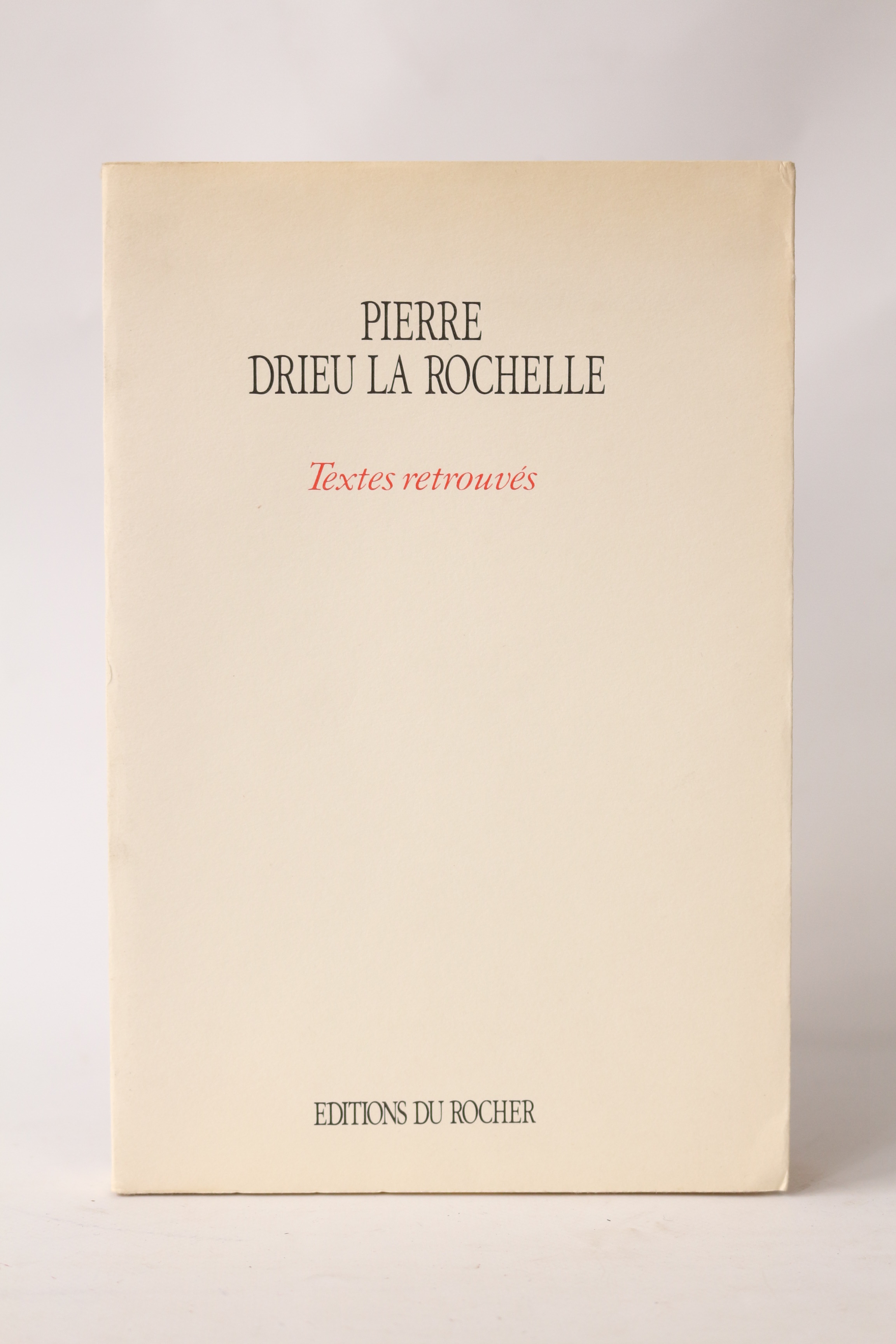 Textes retrouvés