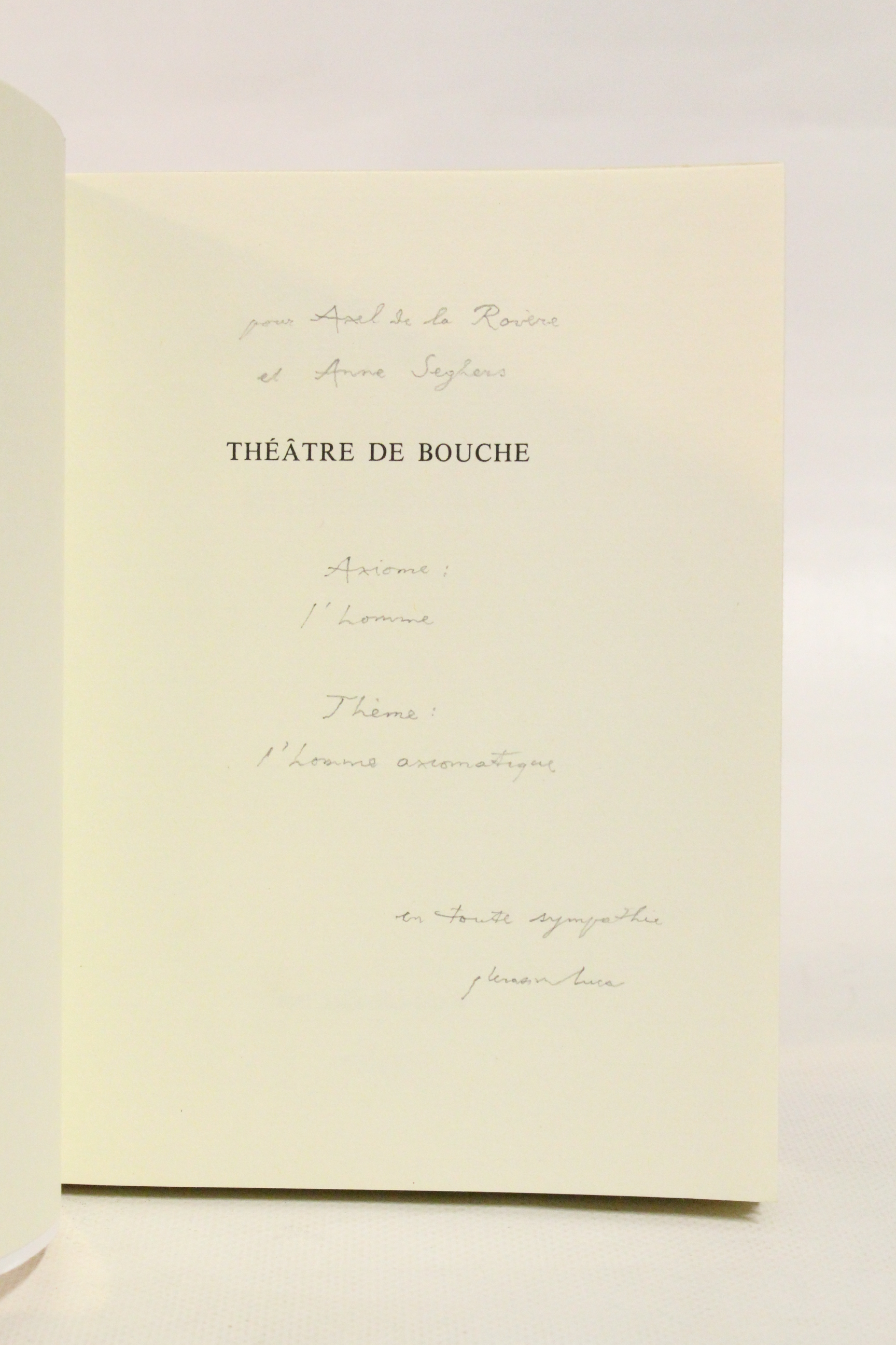 Théâtre de bouche