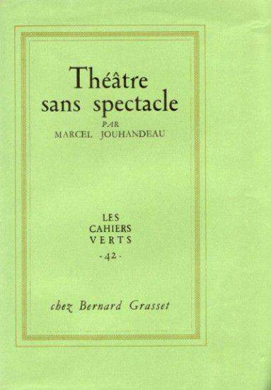 Théâtre sans spectacle