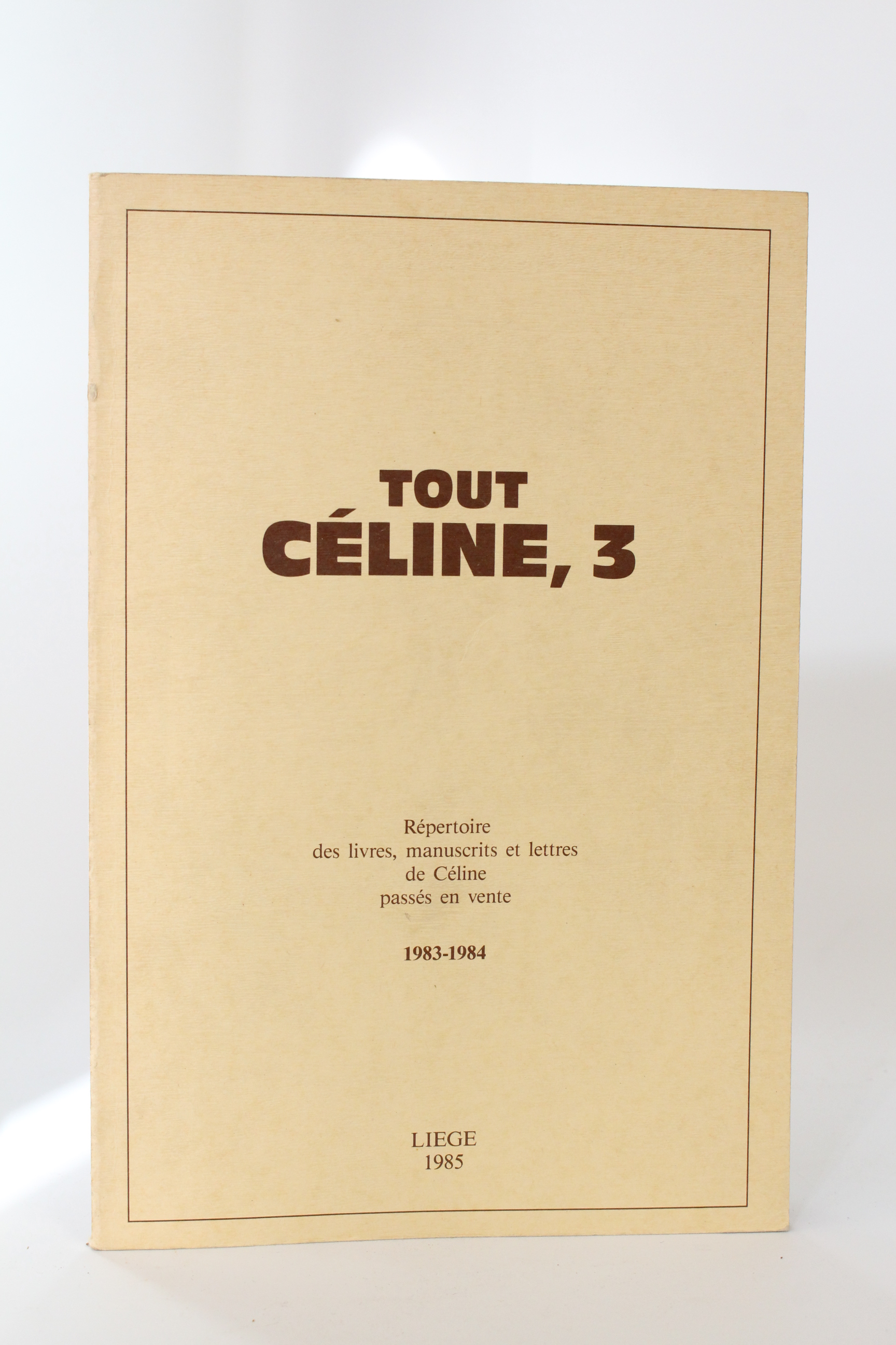 Tout Céline 3
