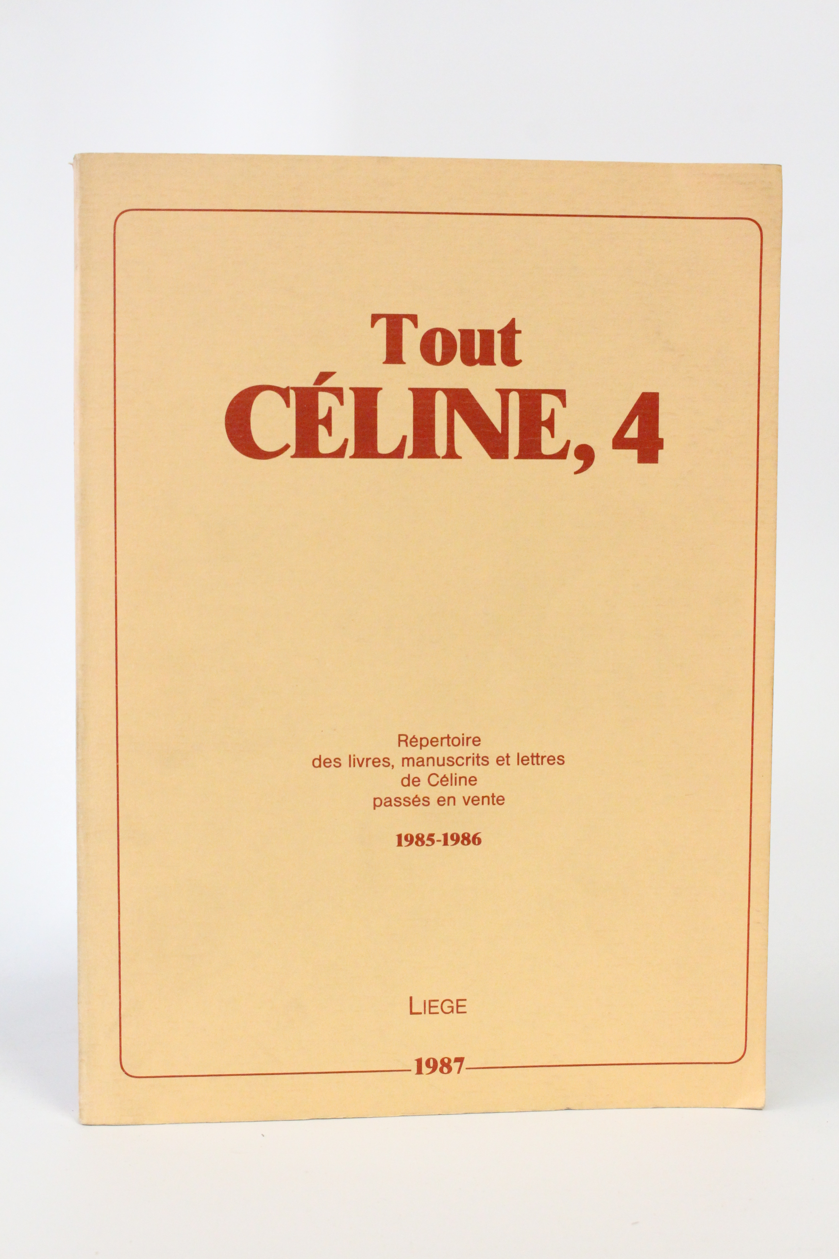 Tout Céline 4