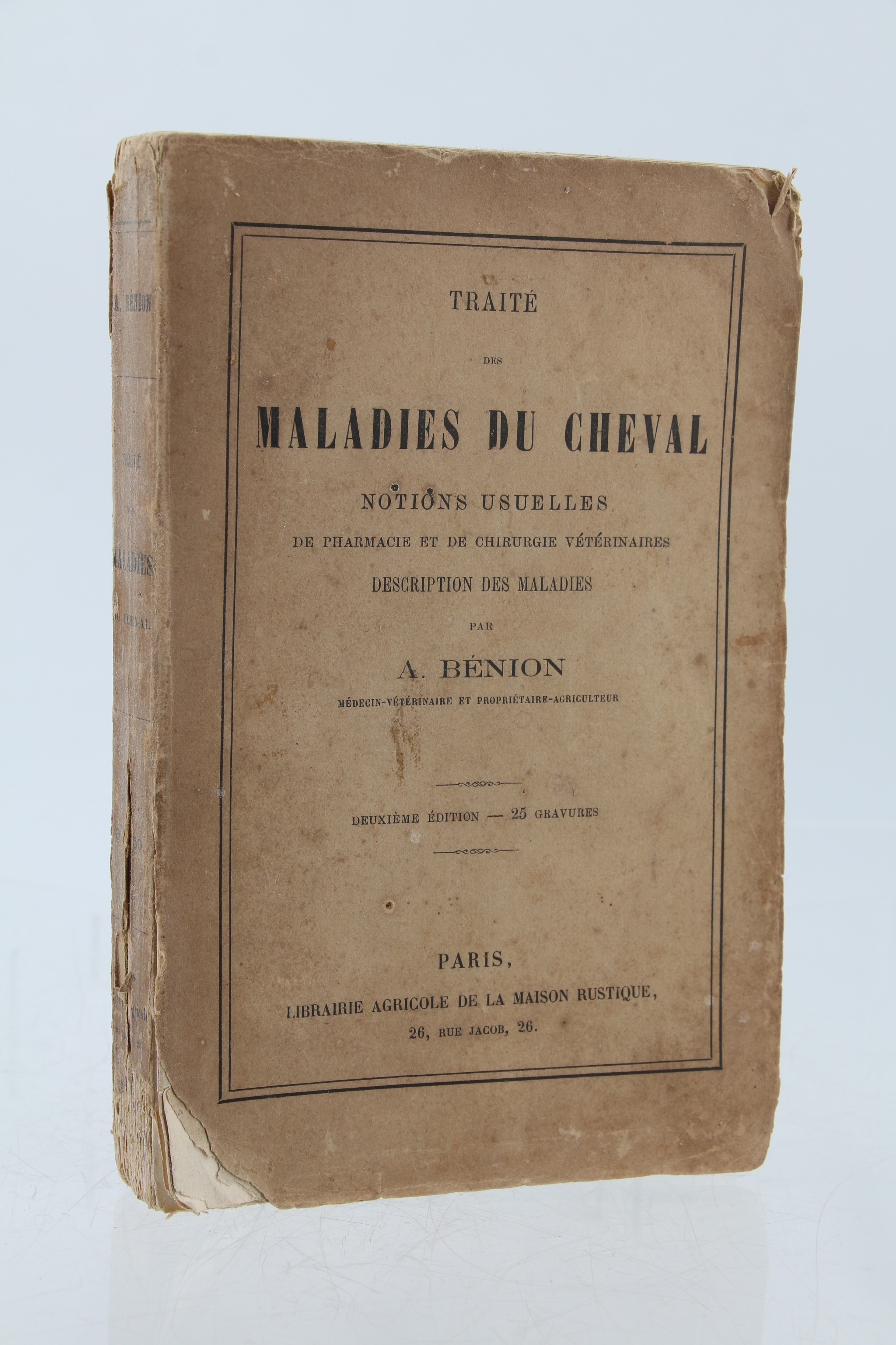 Traité des maladies du cheval, notions usuelles de pharmacie et …