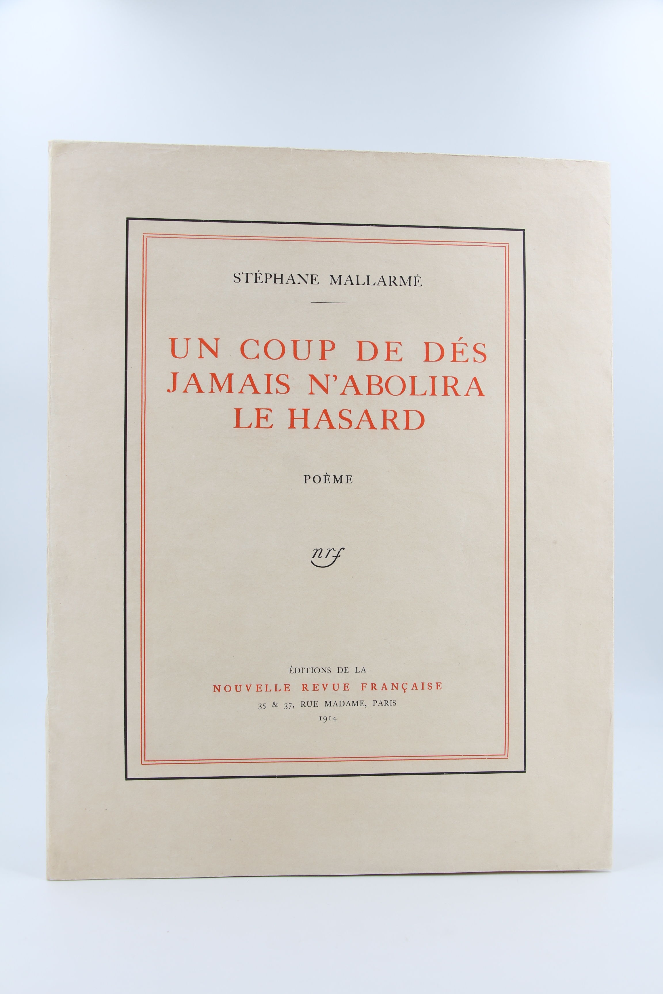 Un coup de dés jamais n'abolira le hasard