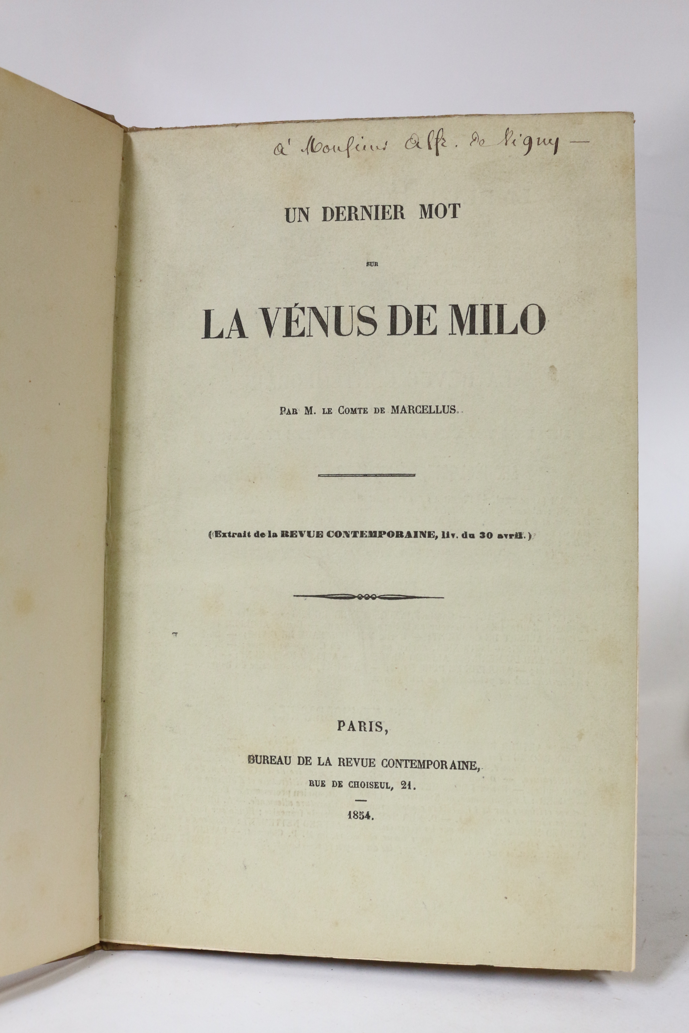 Un dernier mot sur la Vénus de Milo
