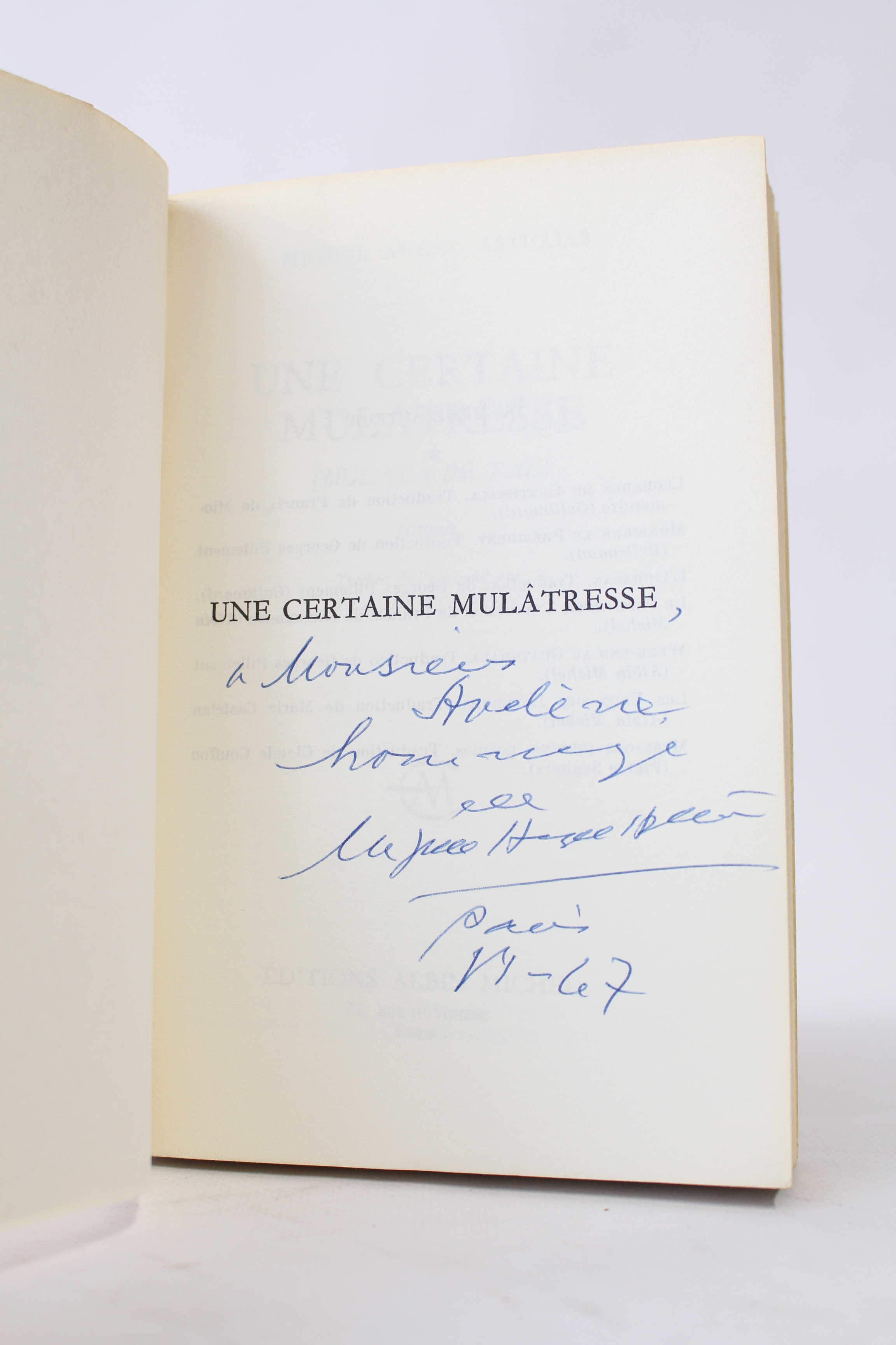 Une certaine mulâtresse