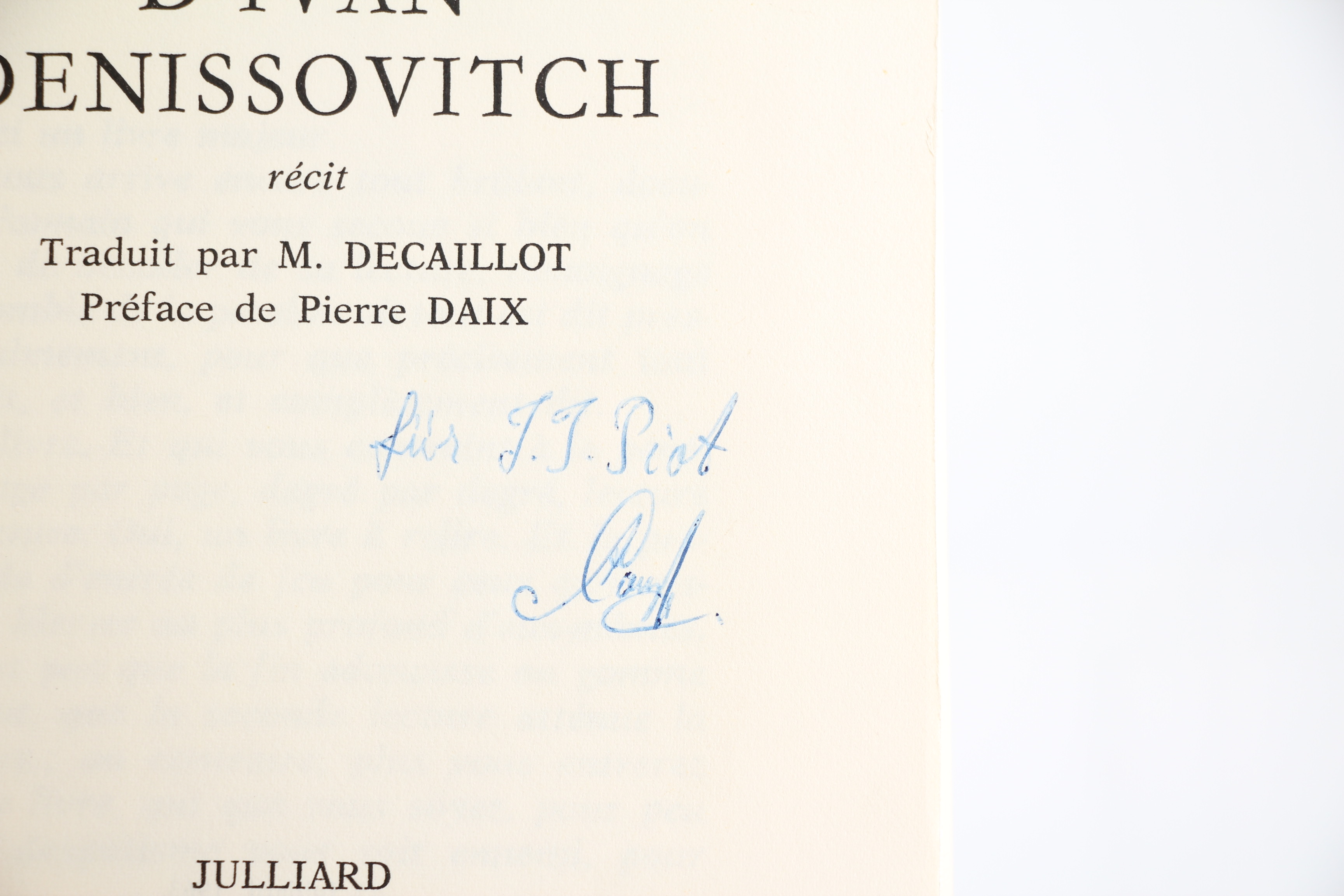 Une journée d'Ivan Denissovitch