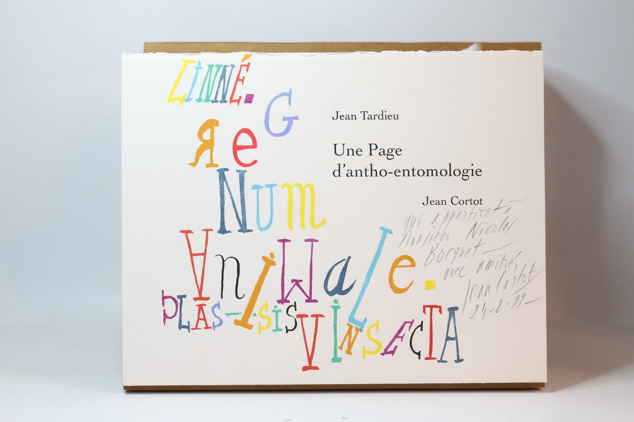 Une page d'antho-entomologie
