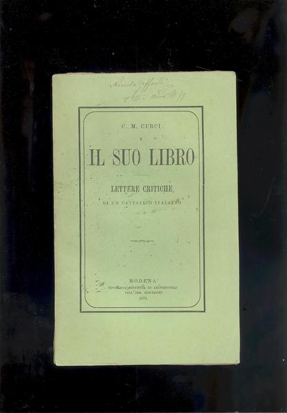 IL MODERNO DISSIDIO TRA I BUONI CATTOLICI E IL SAC. …