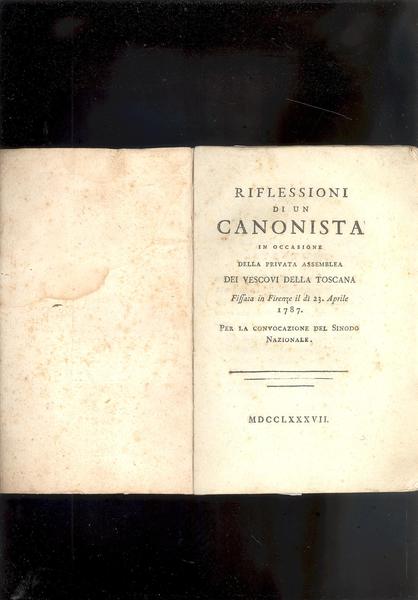 RIFLESSIONI DI UN CANONISTA IN OCCASIONE DELLA PRIVATA ASSEMBLEA DEI …